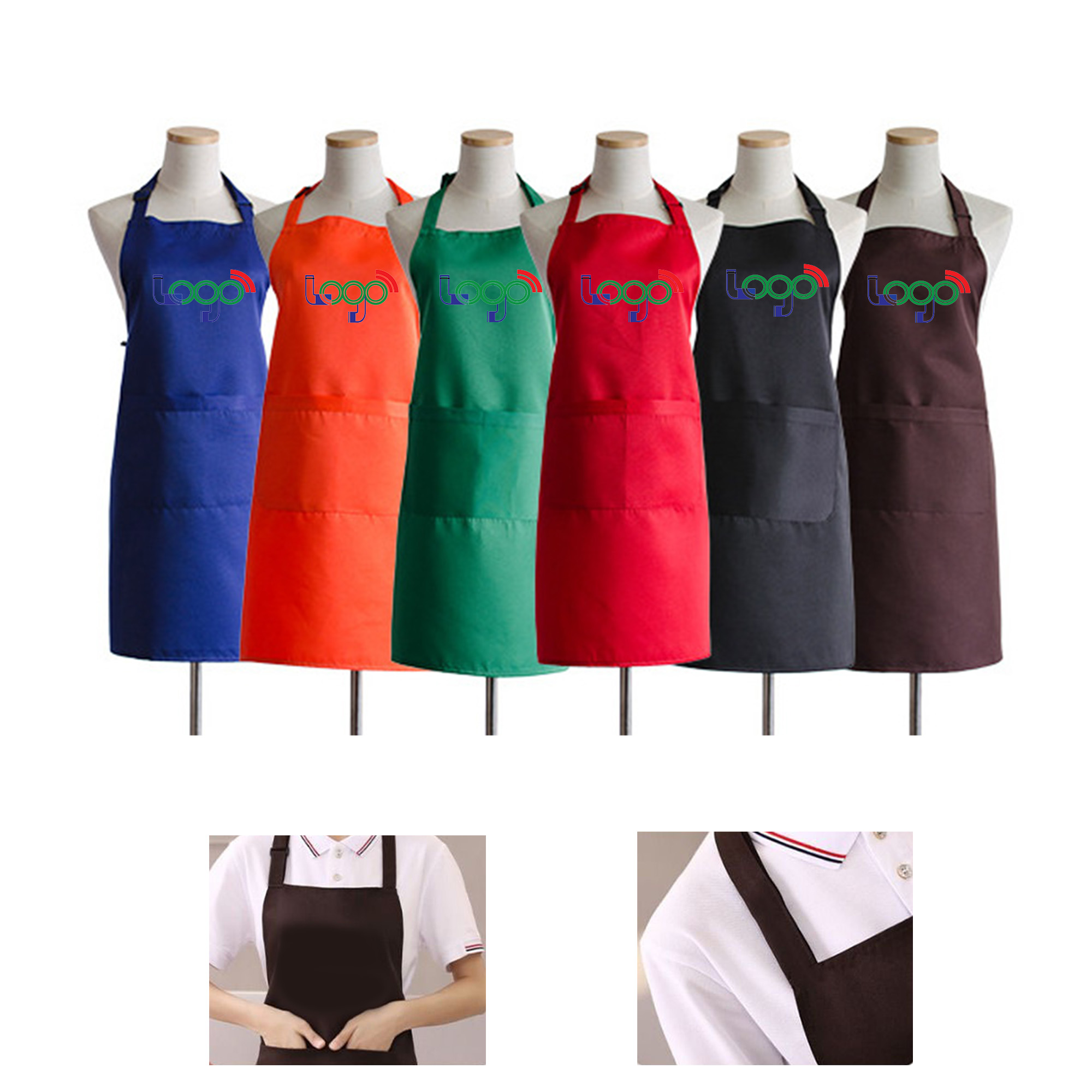 Work Apron With Pocket