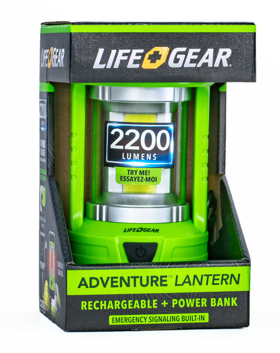 2000 Lumen Rechargeable Lantern 413992 Safety Made