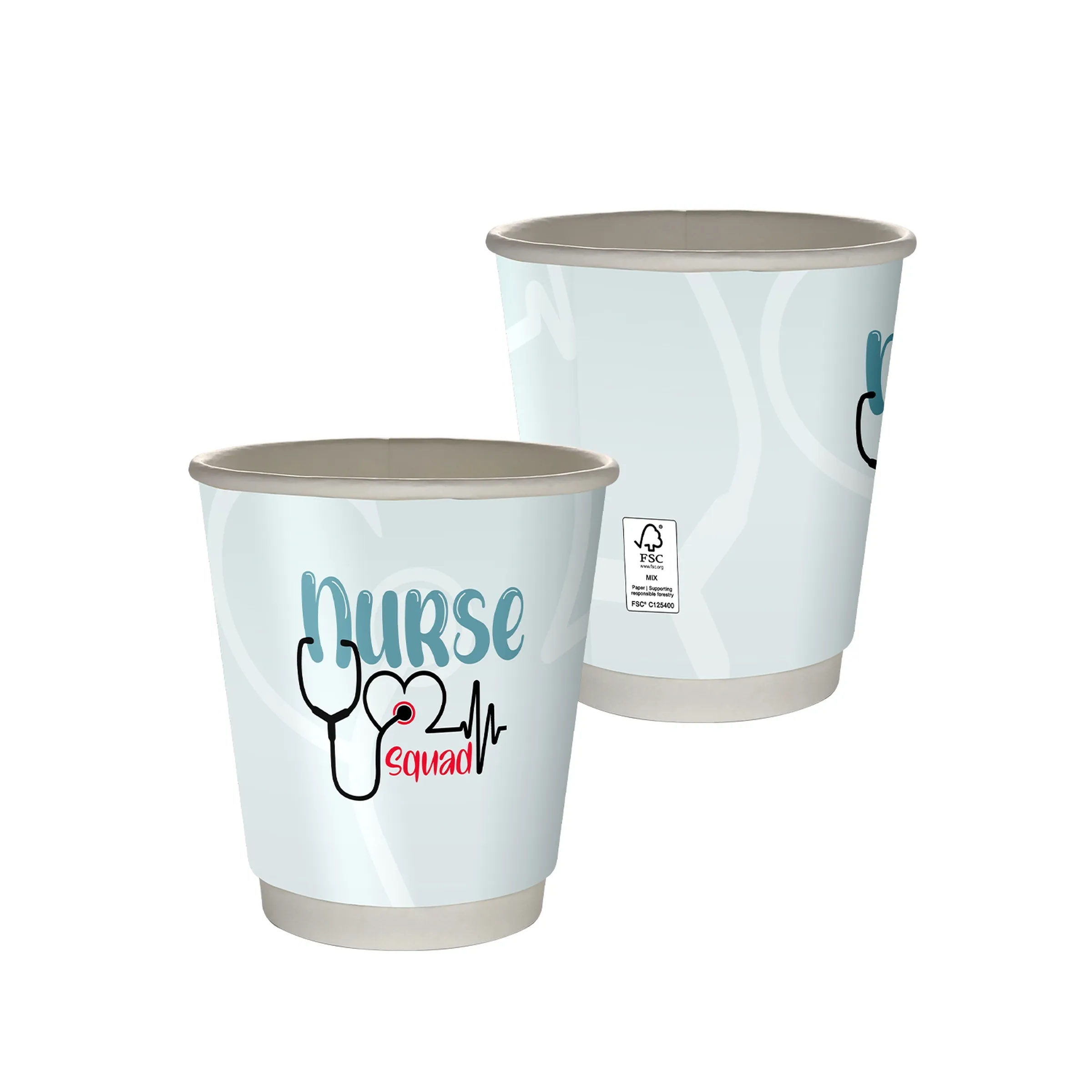 10 oz. Healthcare Full Color Insulated Paper Cup 1