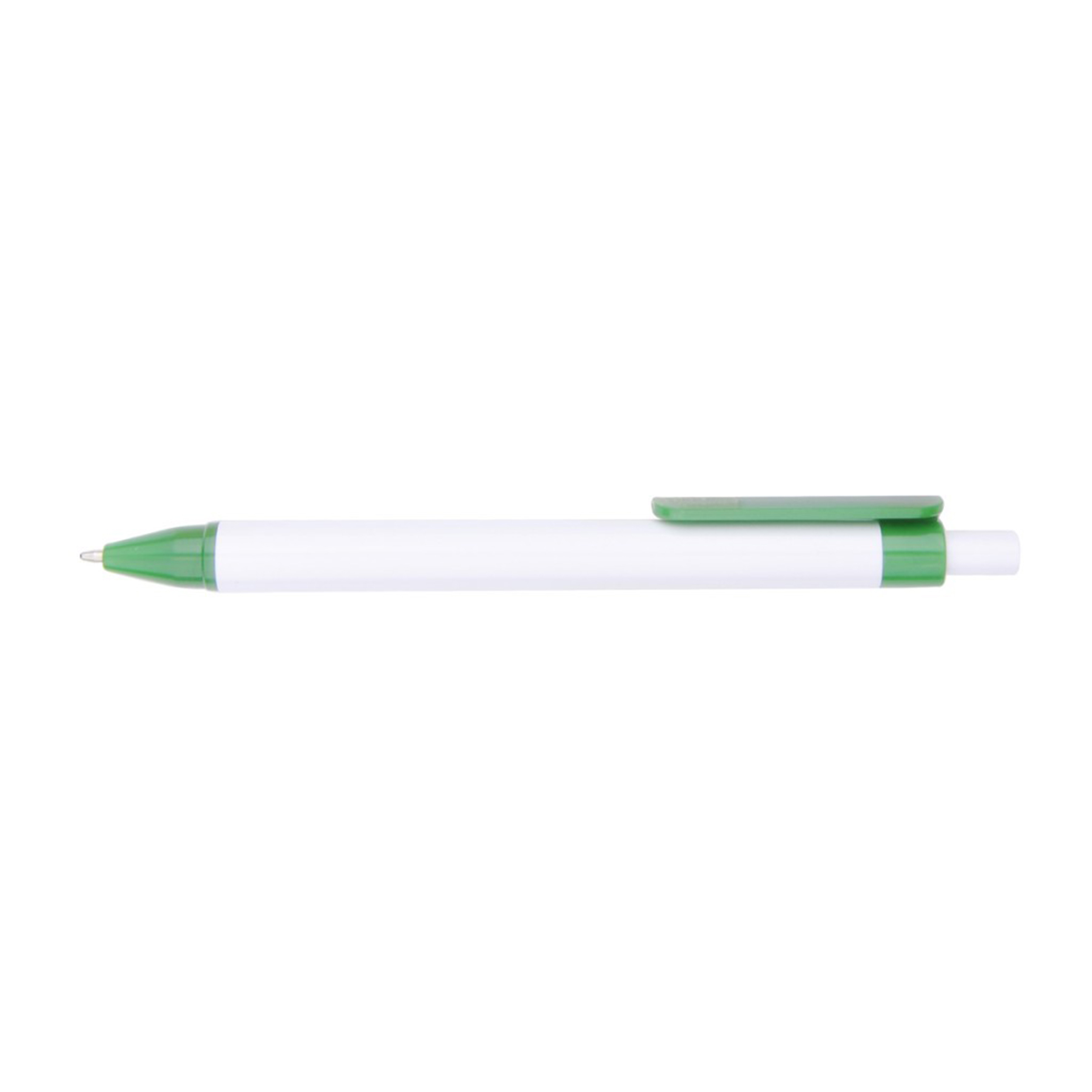 Plastic Ballpoint Pen w/Color Clip 16
