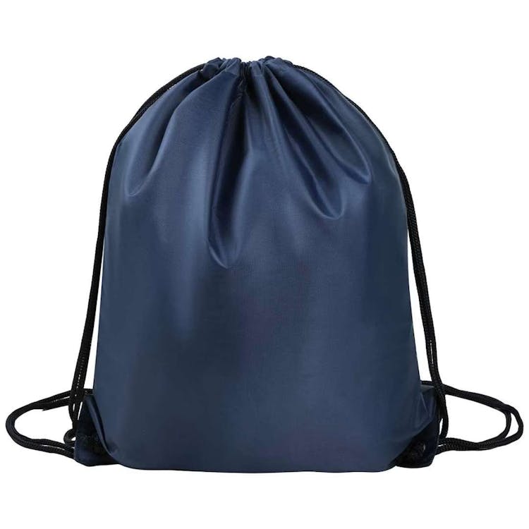 Navy Drawstring Bag 17" 3