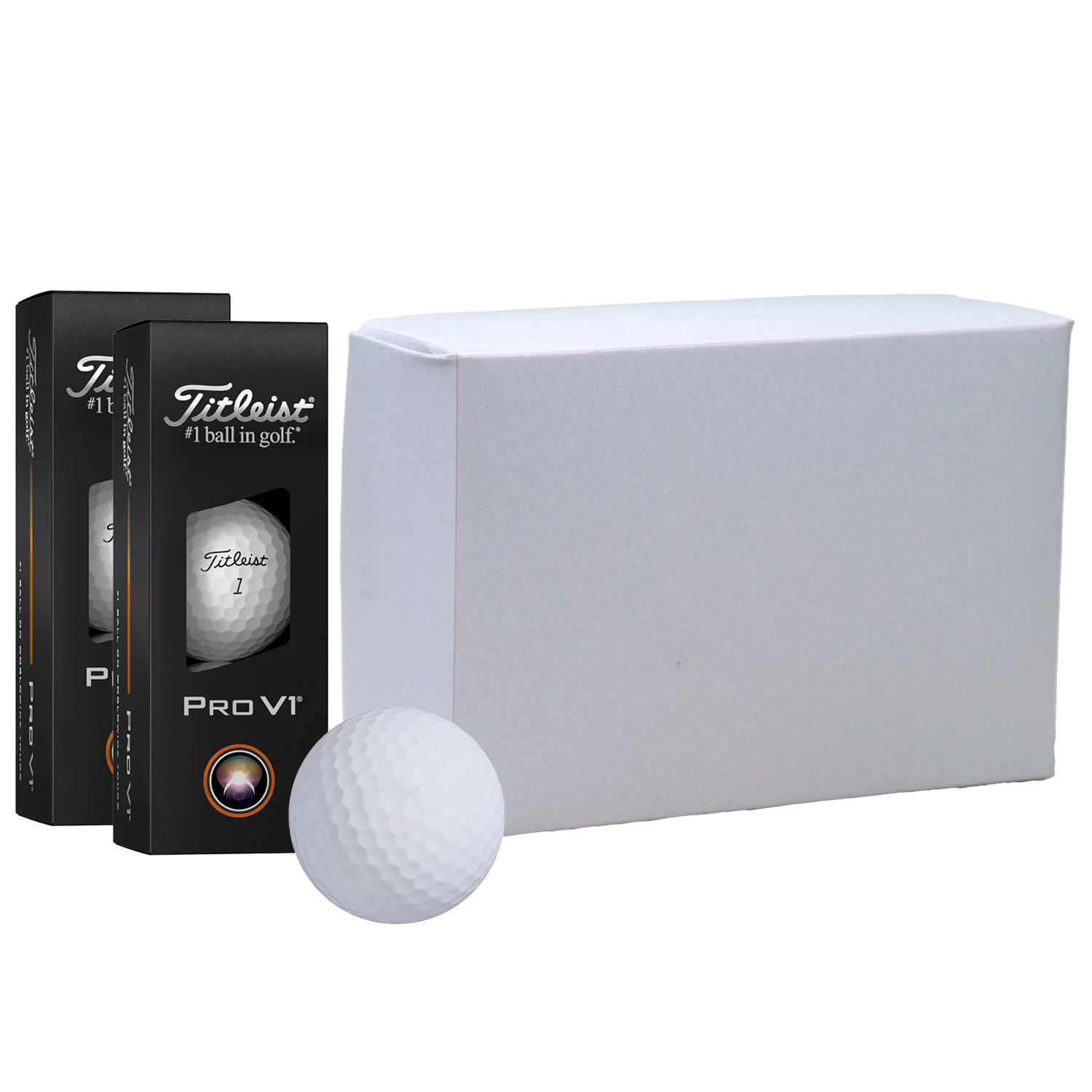 Titleist Pro V1 Golf Balls in Custom Half Dozen Box 7