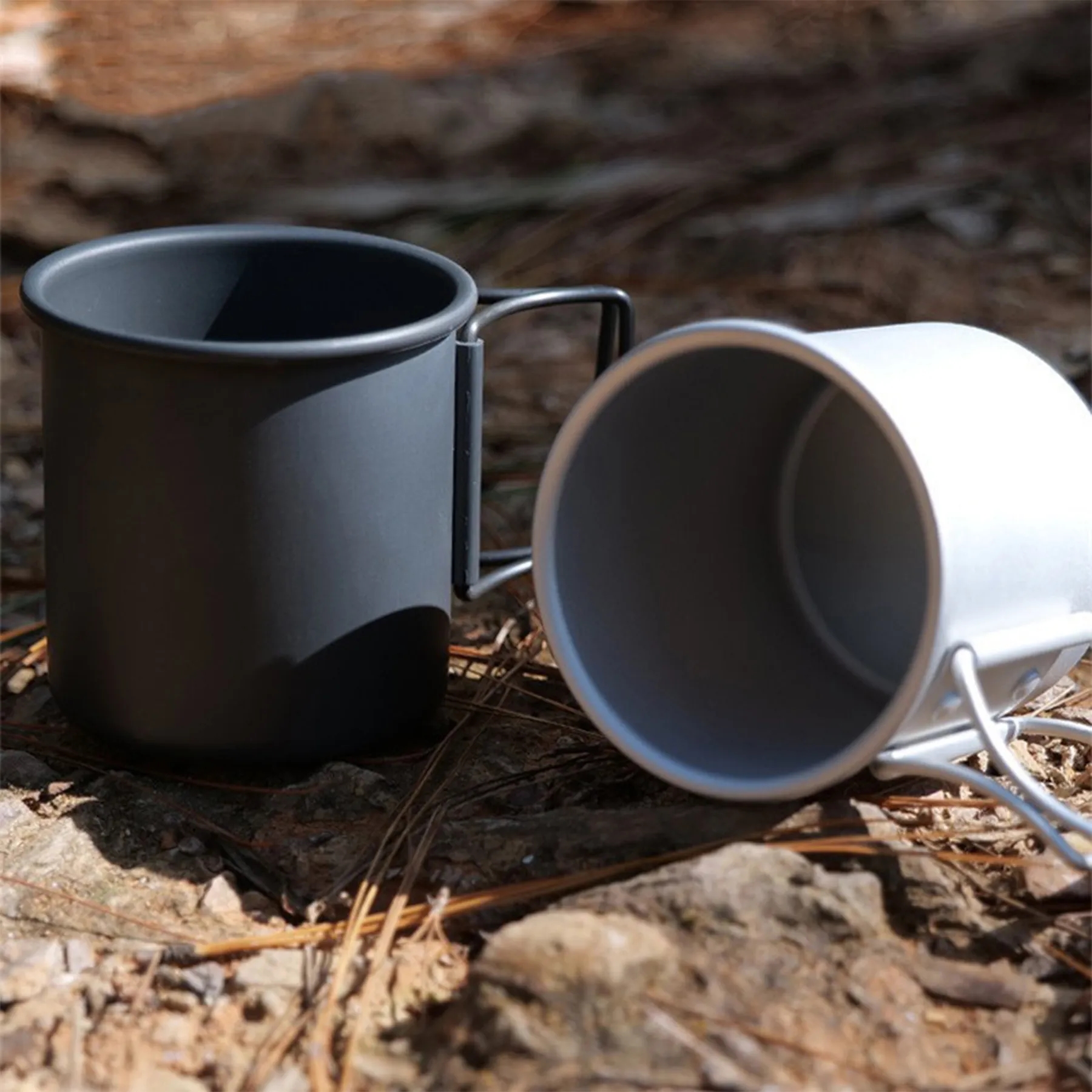 Alloy Outdoor Camping Folding Water Cup 12