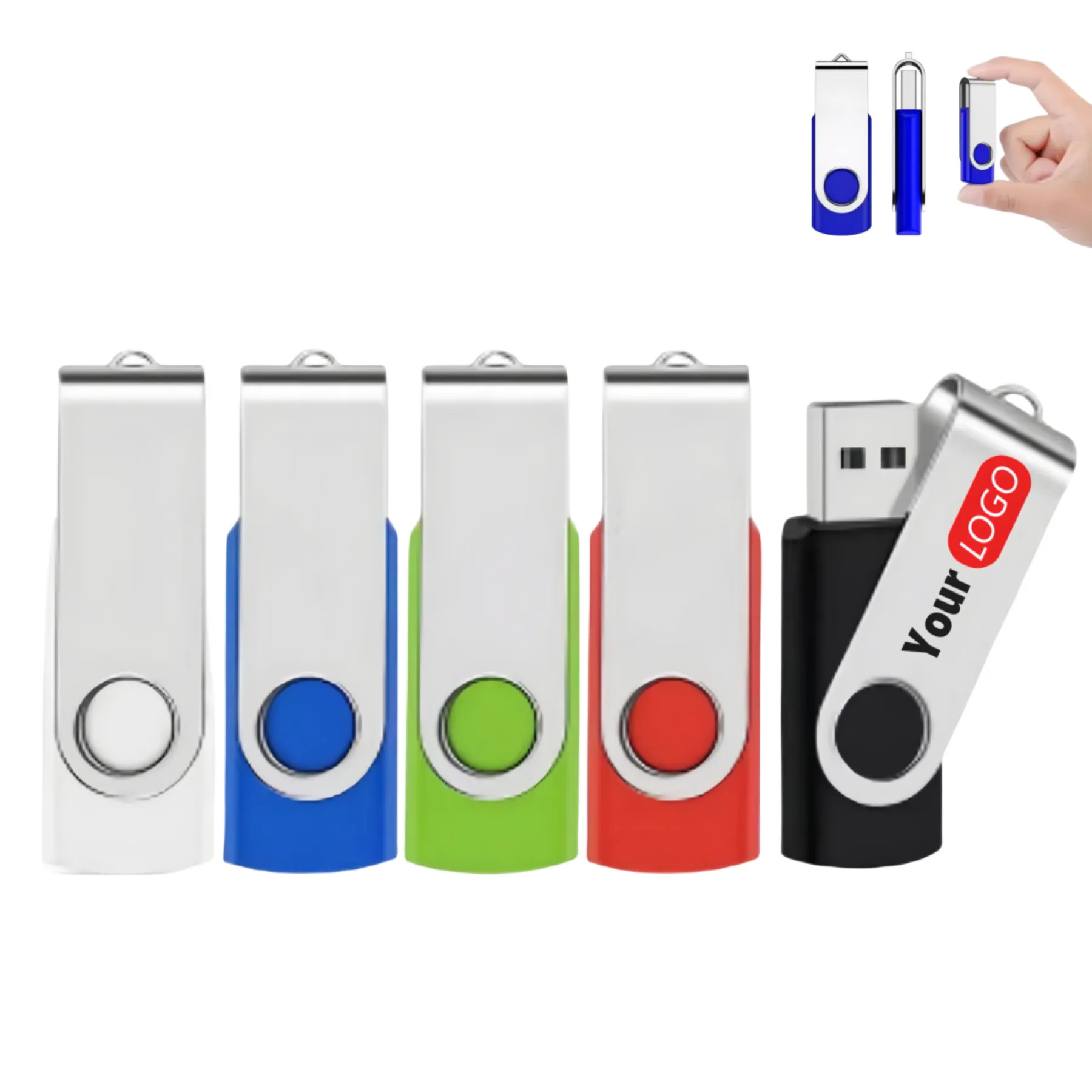 8 GB Classic Swivel USB Flash Drive 4