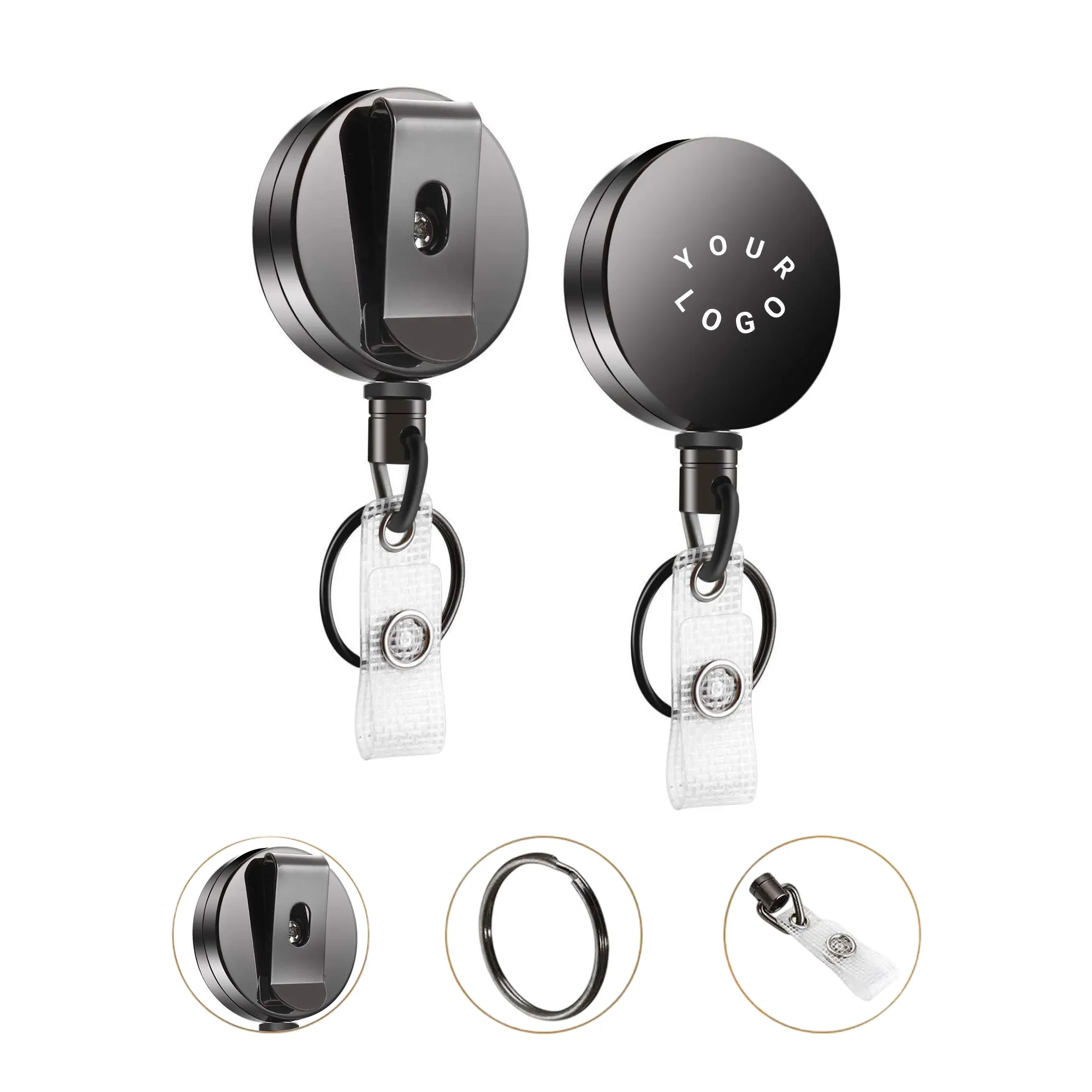 Retractable Waterproof ID Holder with Secure Clip