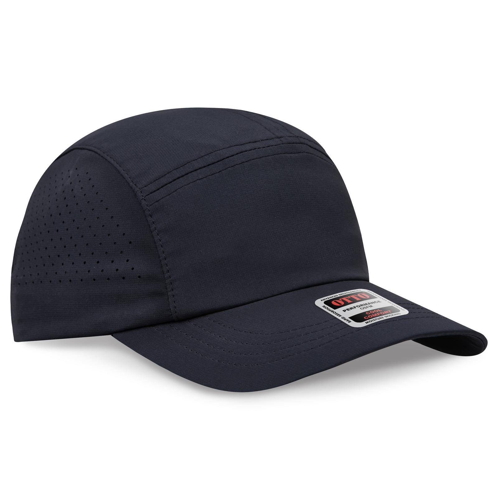 OTTO CAP 5 Panel Running Hat w/ Elastic Soft Visor 6
