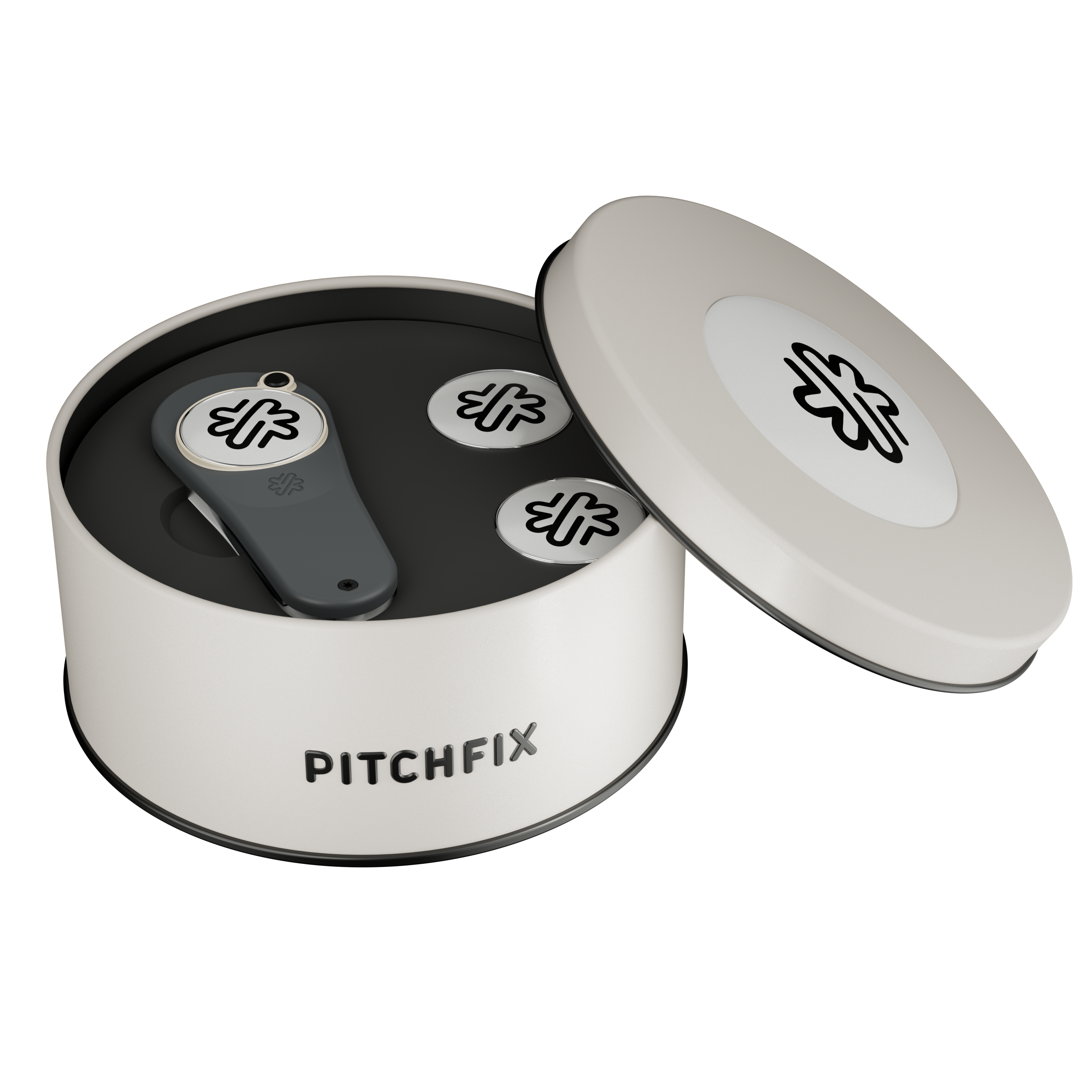 Pitchfix Original Golf Divot Tool in Round Tin 9