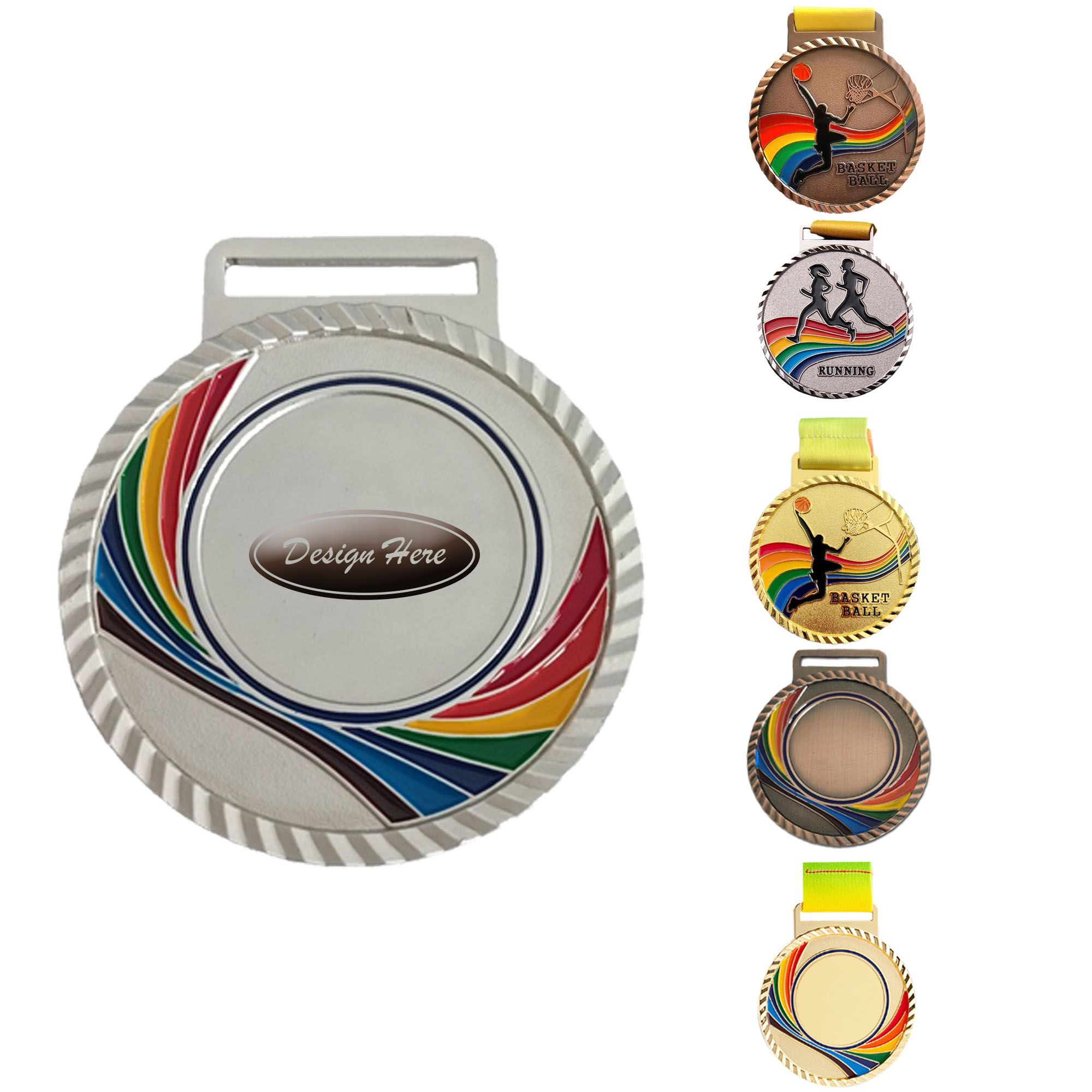 Crystal Medals with Color Printing