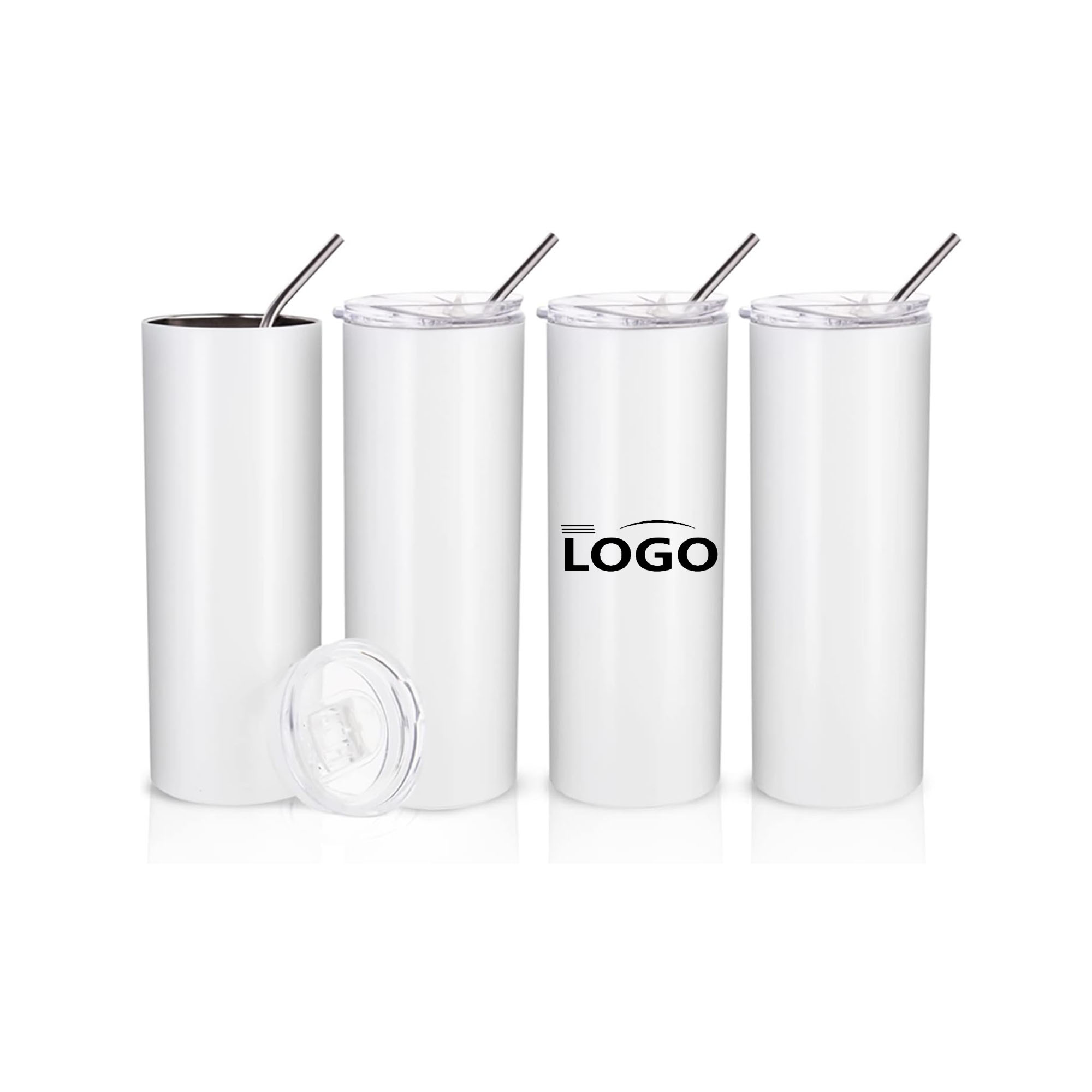 MOQ 50pcs Custom Logo 20 oz Sublimation Tumbler Blank