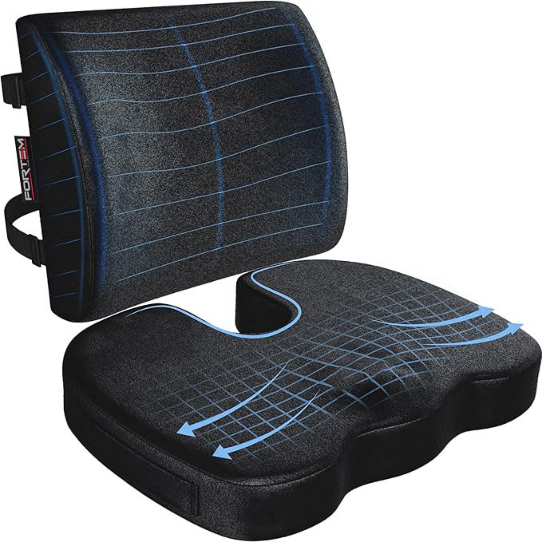 Memory Foam Seat Cushion and Lumbar Support 28
