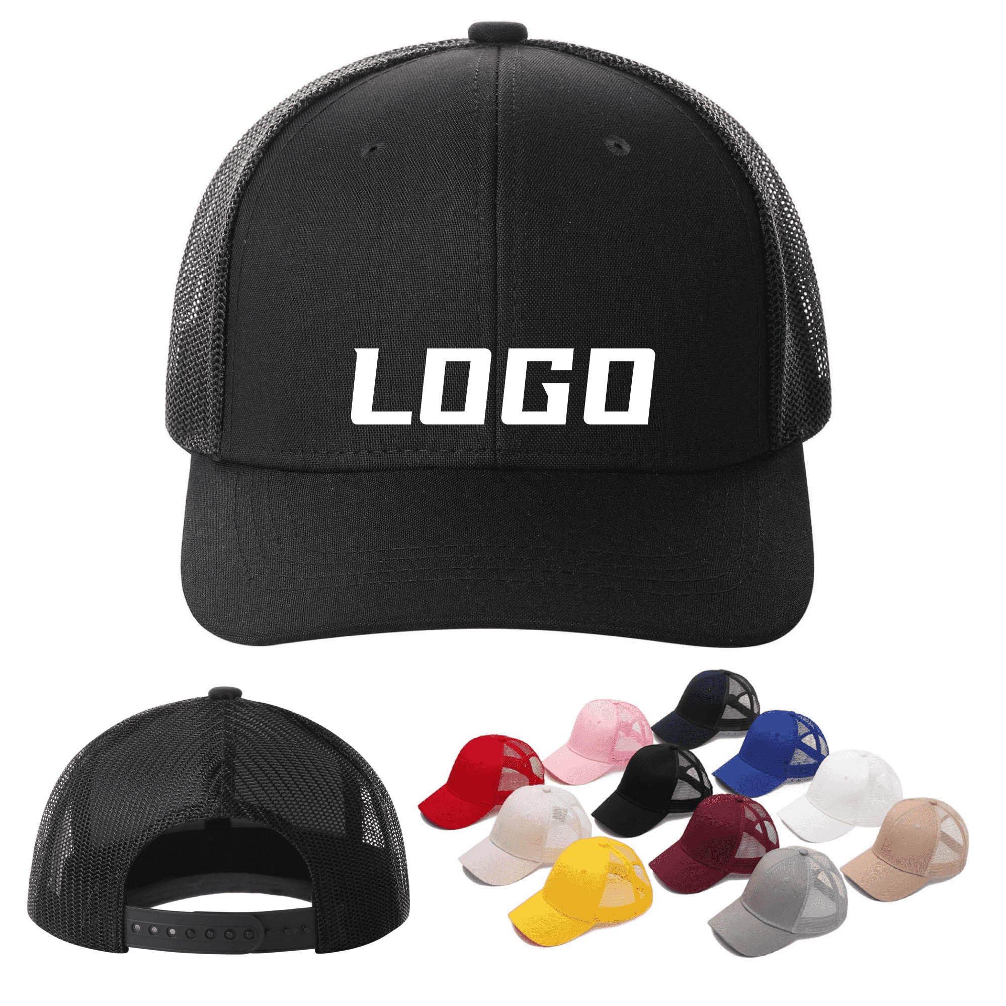 MOQ10 Mesh Back Trucker Cap