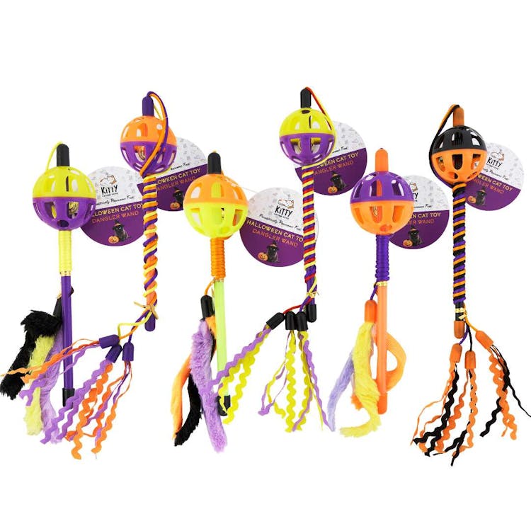 Halloween Cat Toy Wands - Assorted Styles 3