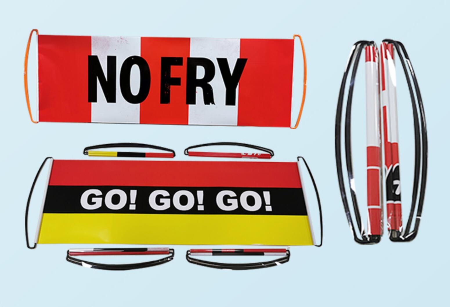 Handheld Portable Rolling Scroll Banner