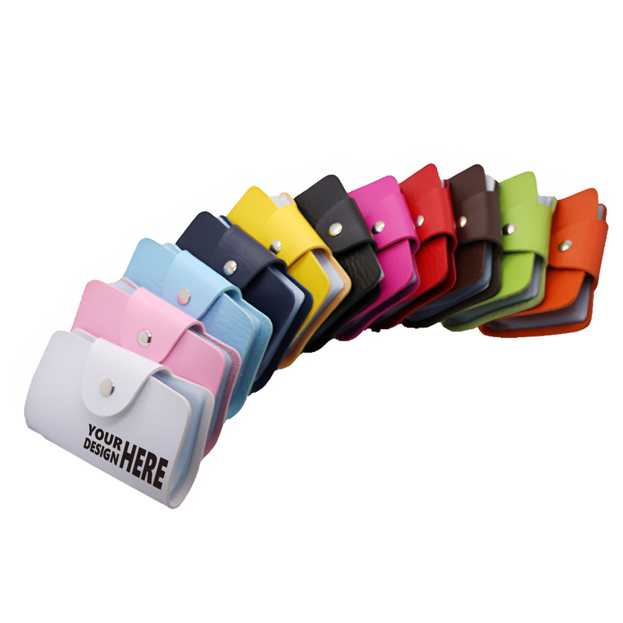 MOQ50 Custom Blocking Card Holder Wallet For Security