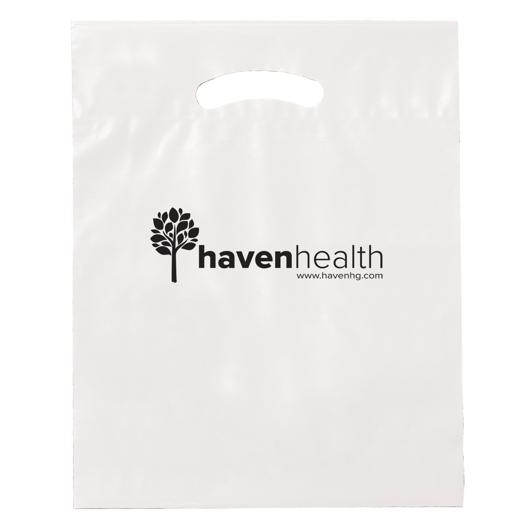 Fold Over Reinforced Die Cut Bag 22