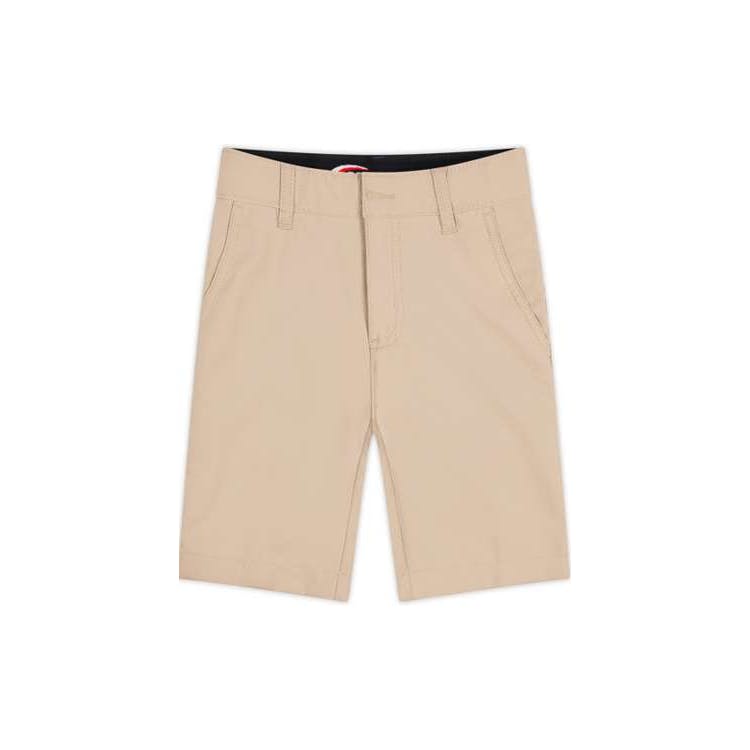 Boys Flat Front Shorts - Size 12 Khaki 3