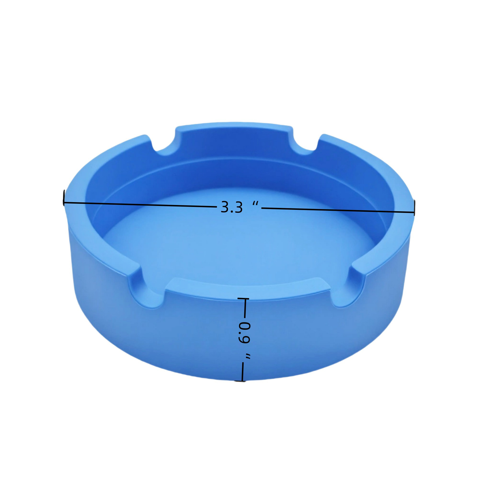 Circular Ashtray Made of Silicone MOQ 50 5