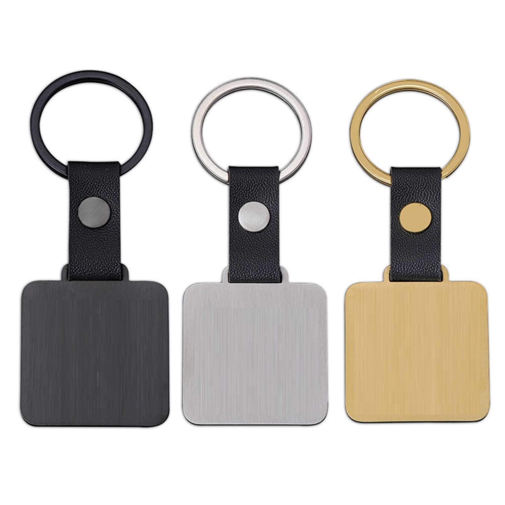 Square Metal Key Chain 6
