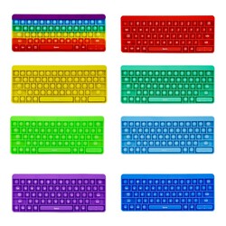 Keyboard Push Pop Fidget Toy