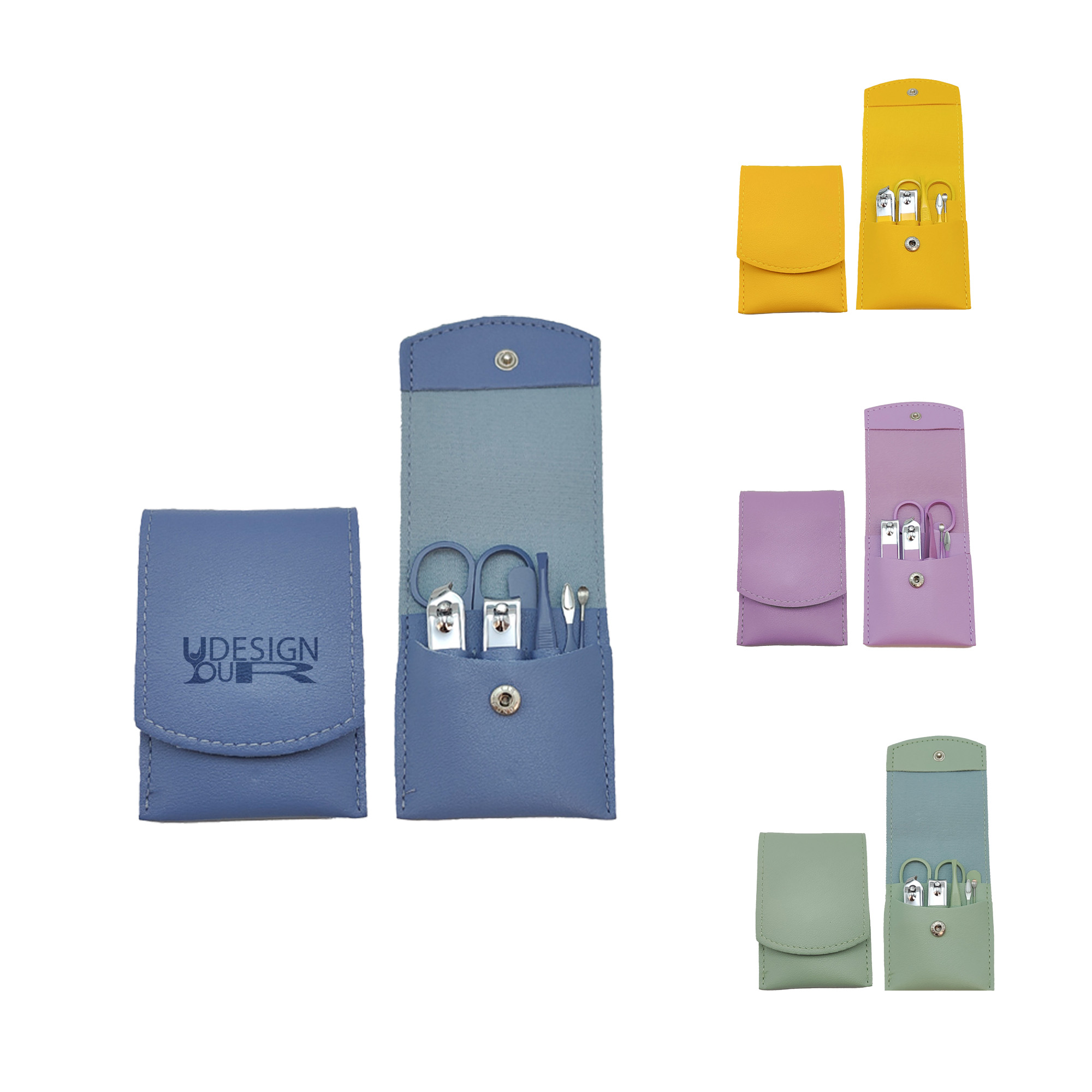 7-Piece Manicure Set with PU Leather Case 4