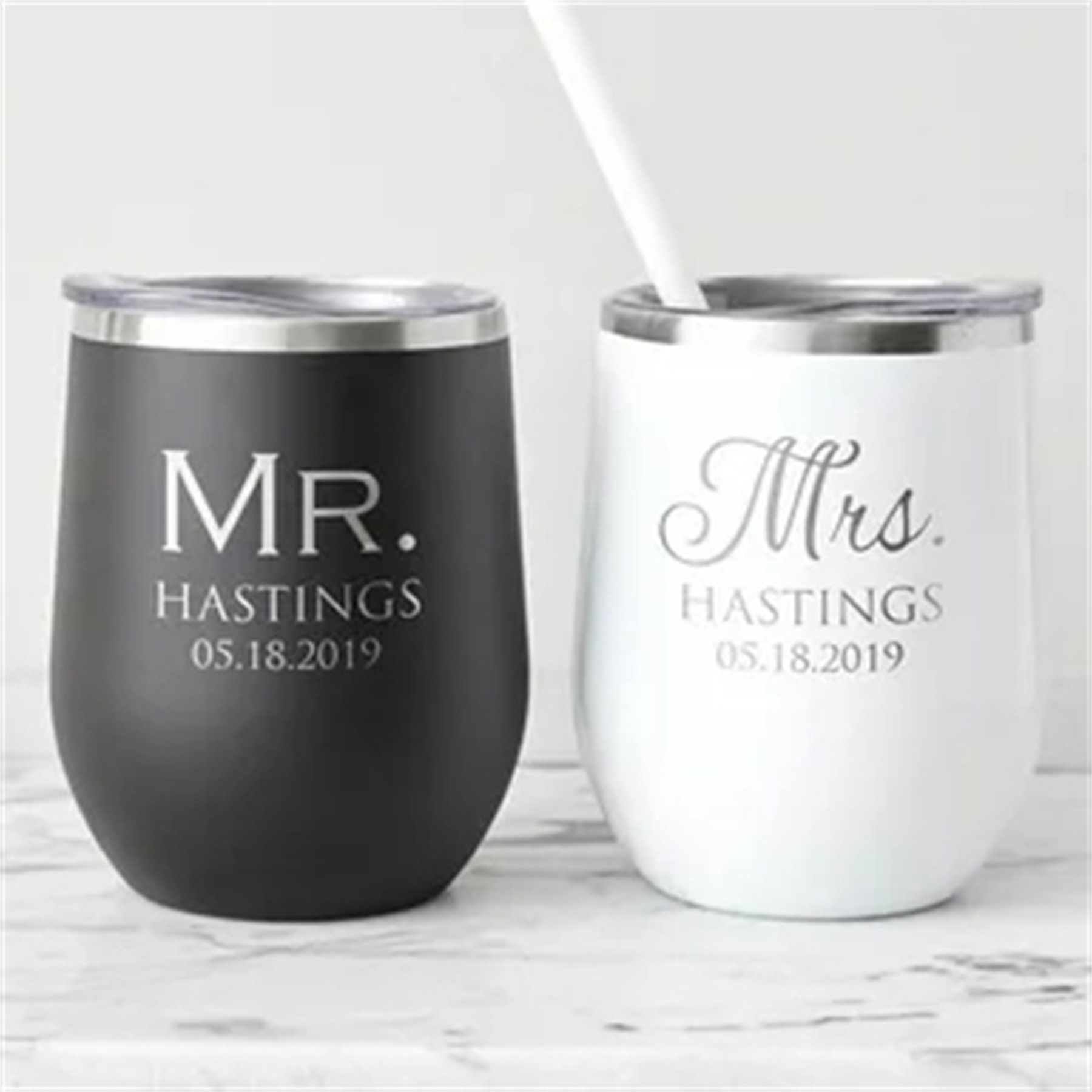 14 oz Stainless Steel Stemless Tumblers