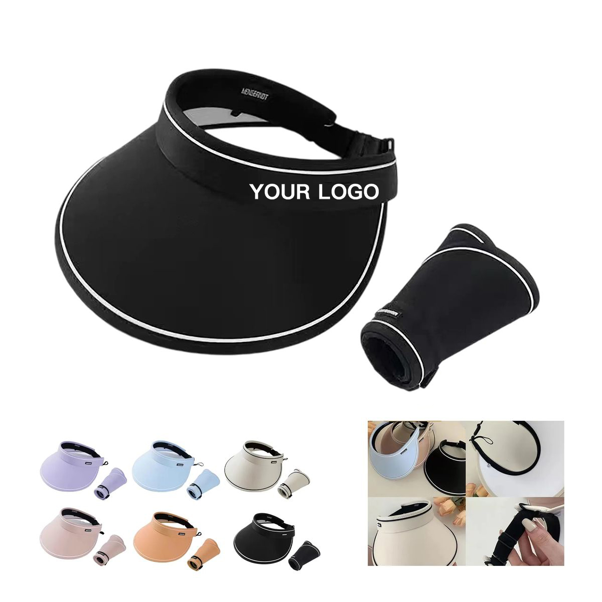 Wide Brim Visor Comfortable for Outdoor Use