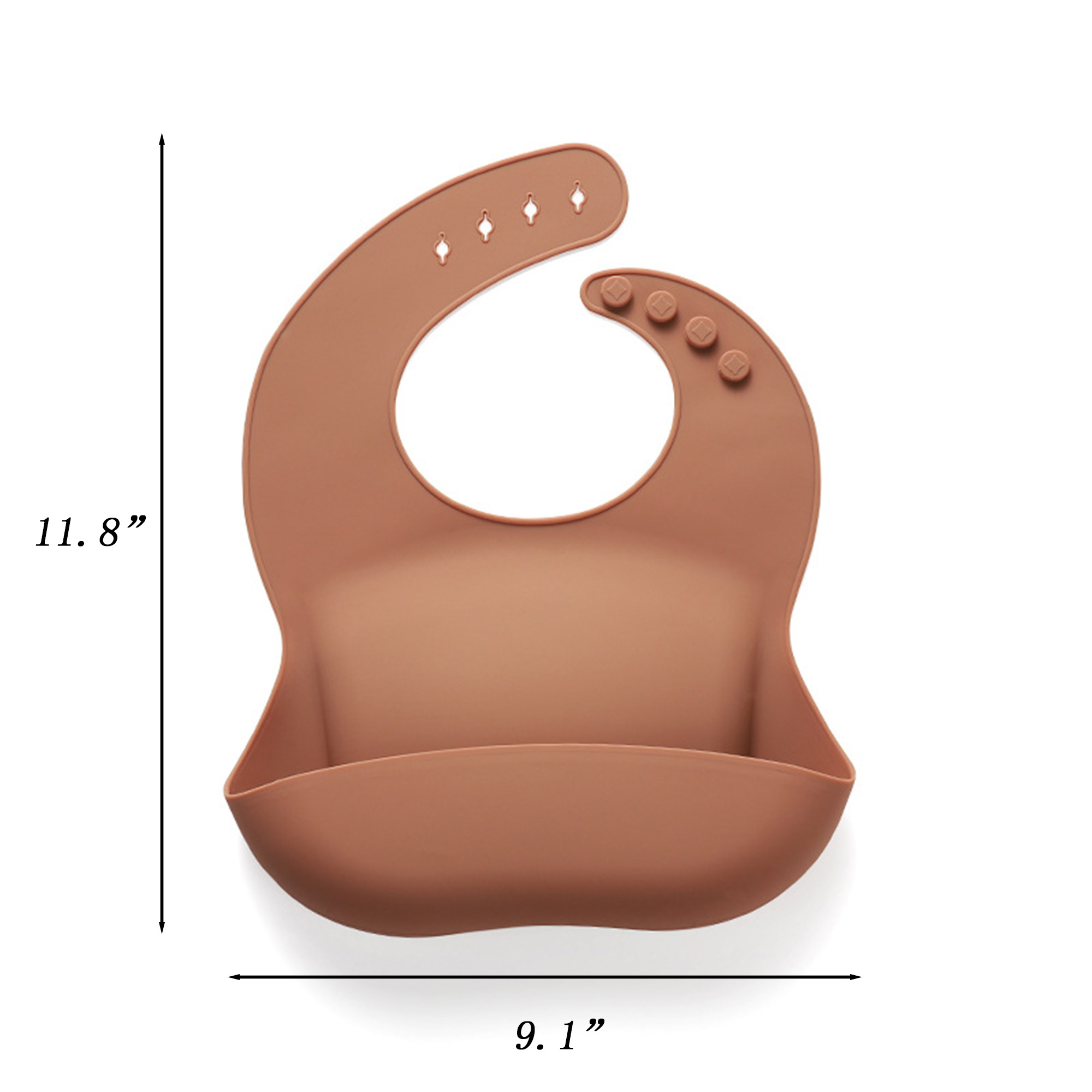 Baby Bib Made Of Silicone Material 4