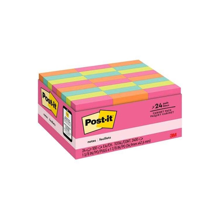 Sticky Notes - Assorted 100 Sheets 24 Pack 3