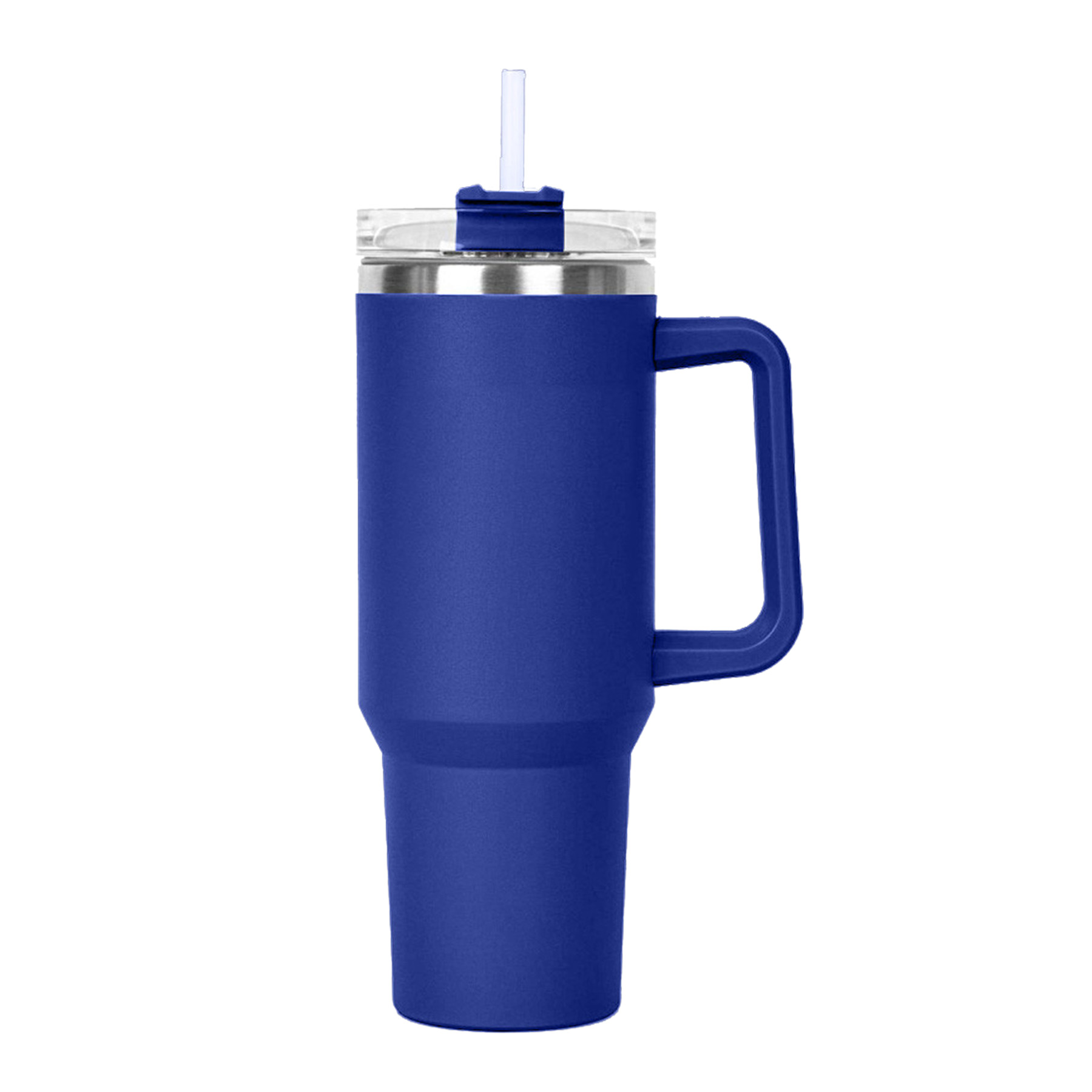 40 OZ. S/S Travel Handle Mug w/ Twist Closure Straw Lid 22