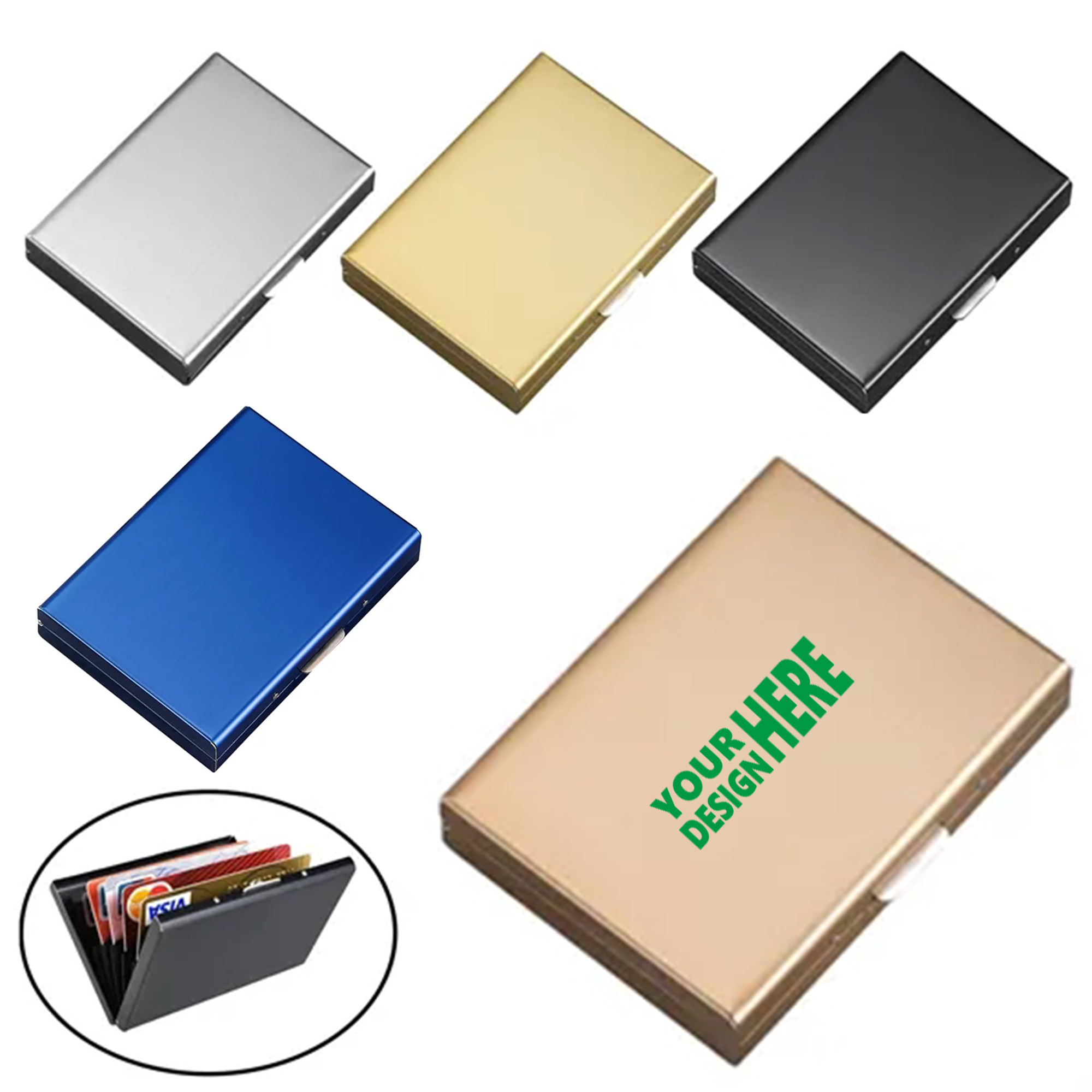 Slim Business Card Case for Men & Women
