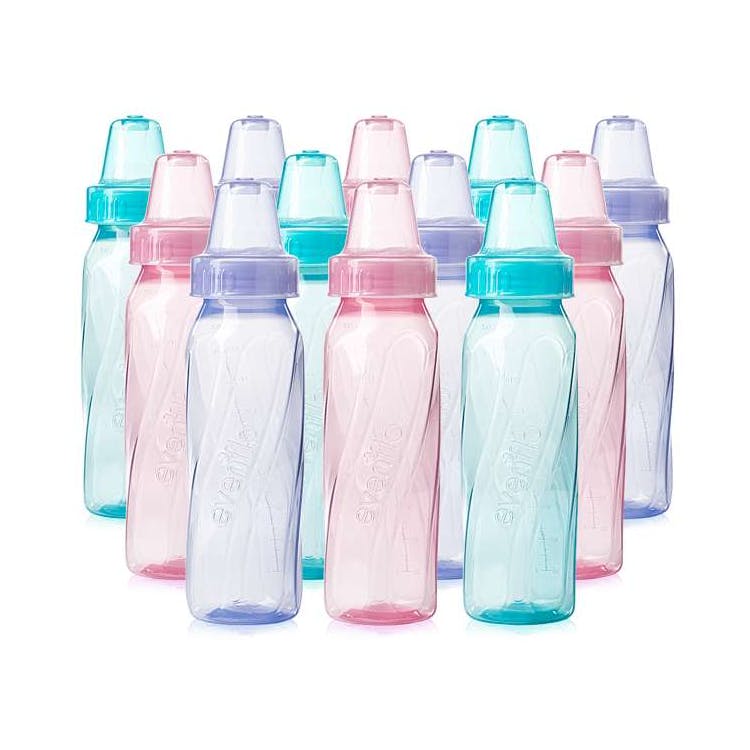 Evenflo Classic Baby Girl Plastic Bottles 8oz 12pk 3