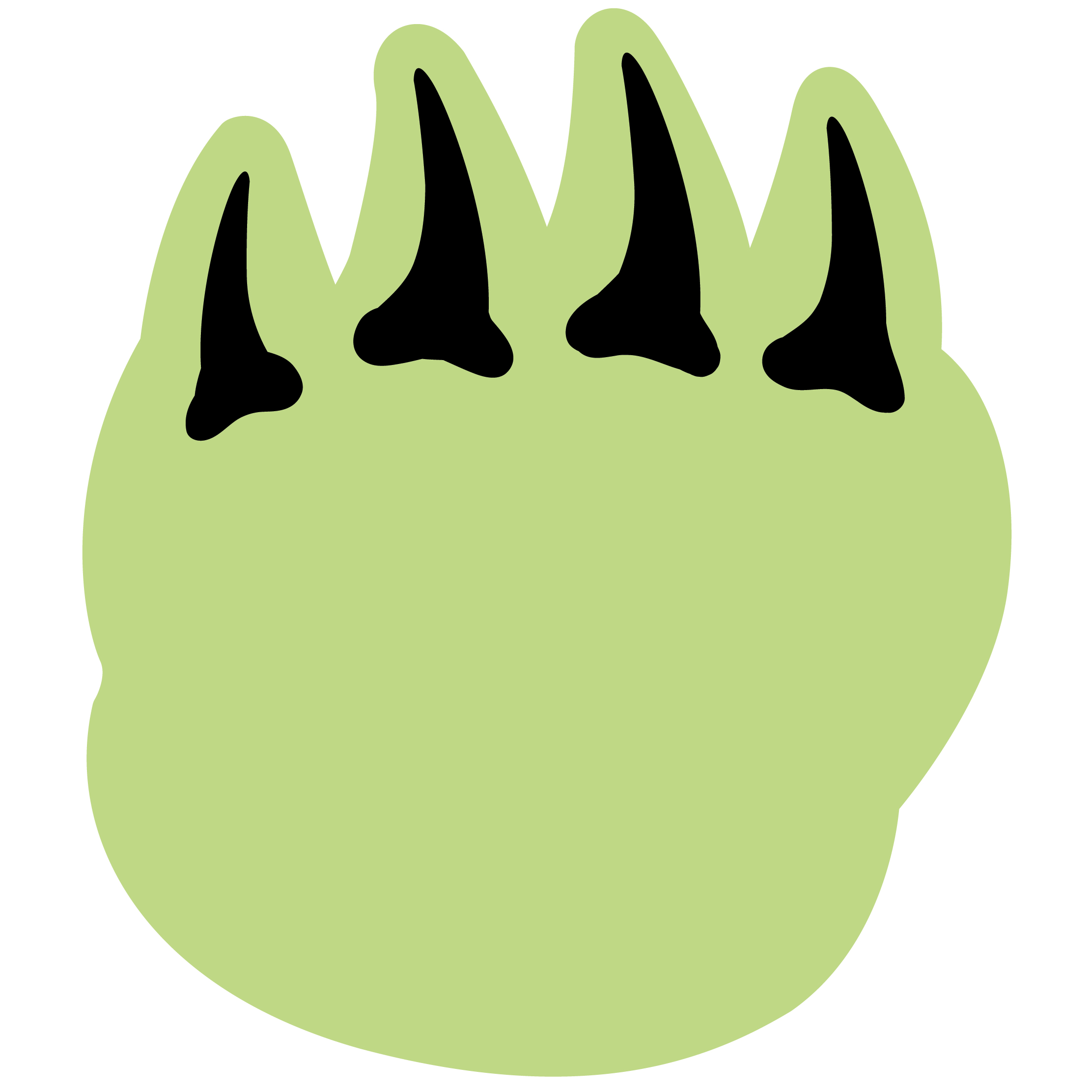 Foam Dragon Claw Mitt 76