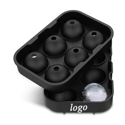 Silicone Ice Cube Round Molds Set of 6