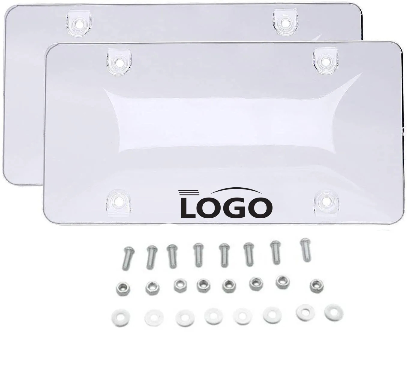 Clear License Plate Cover 6