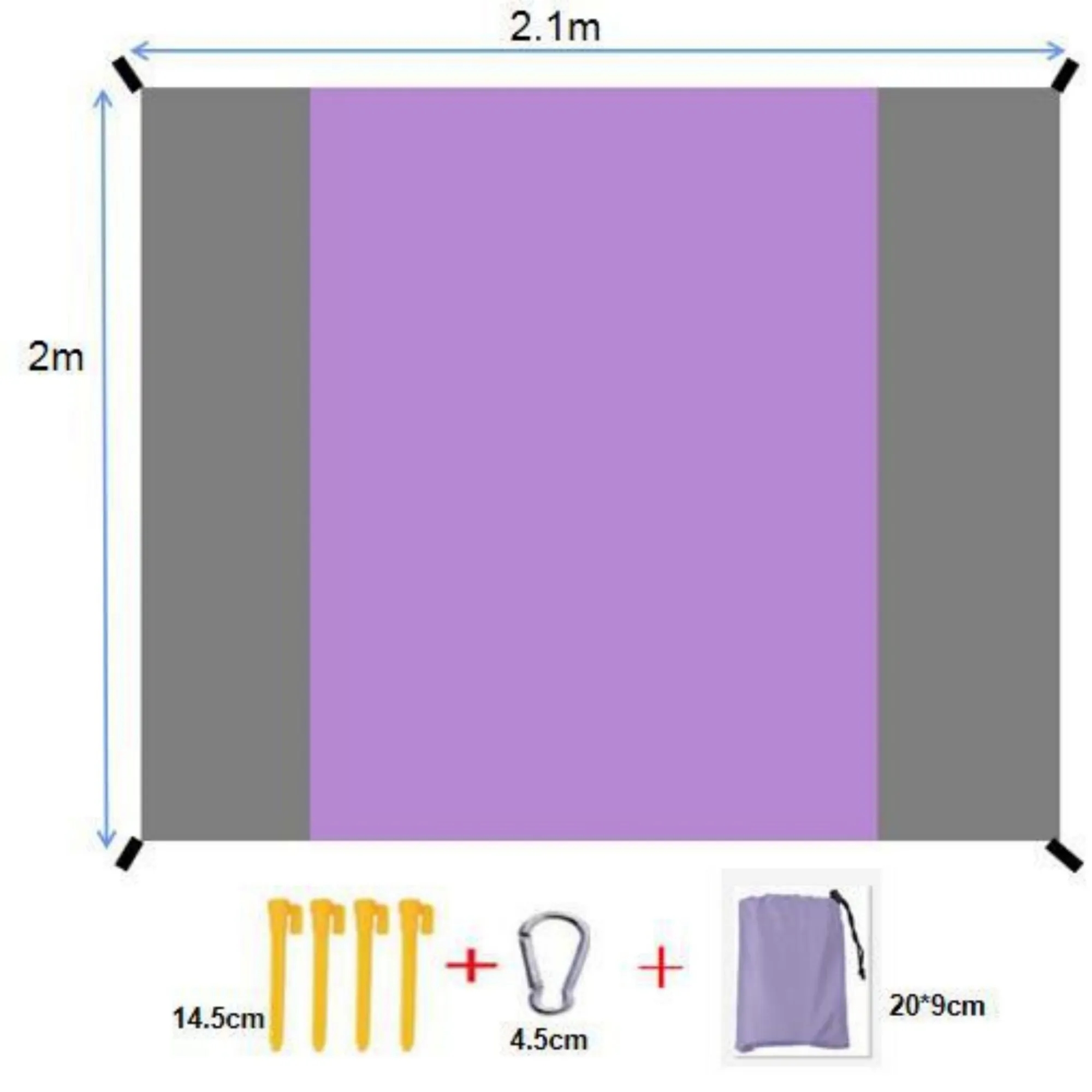 Sandfree Beach Mat Picnic Blanket 26