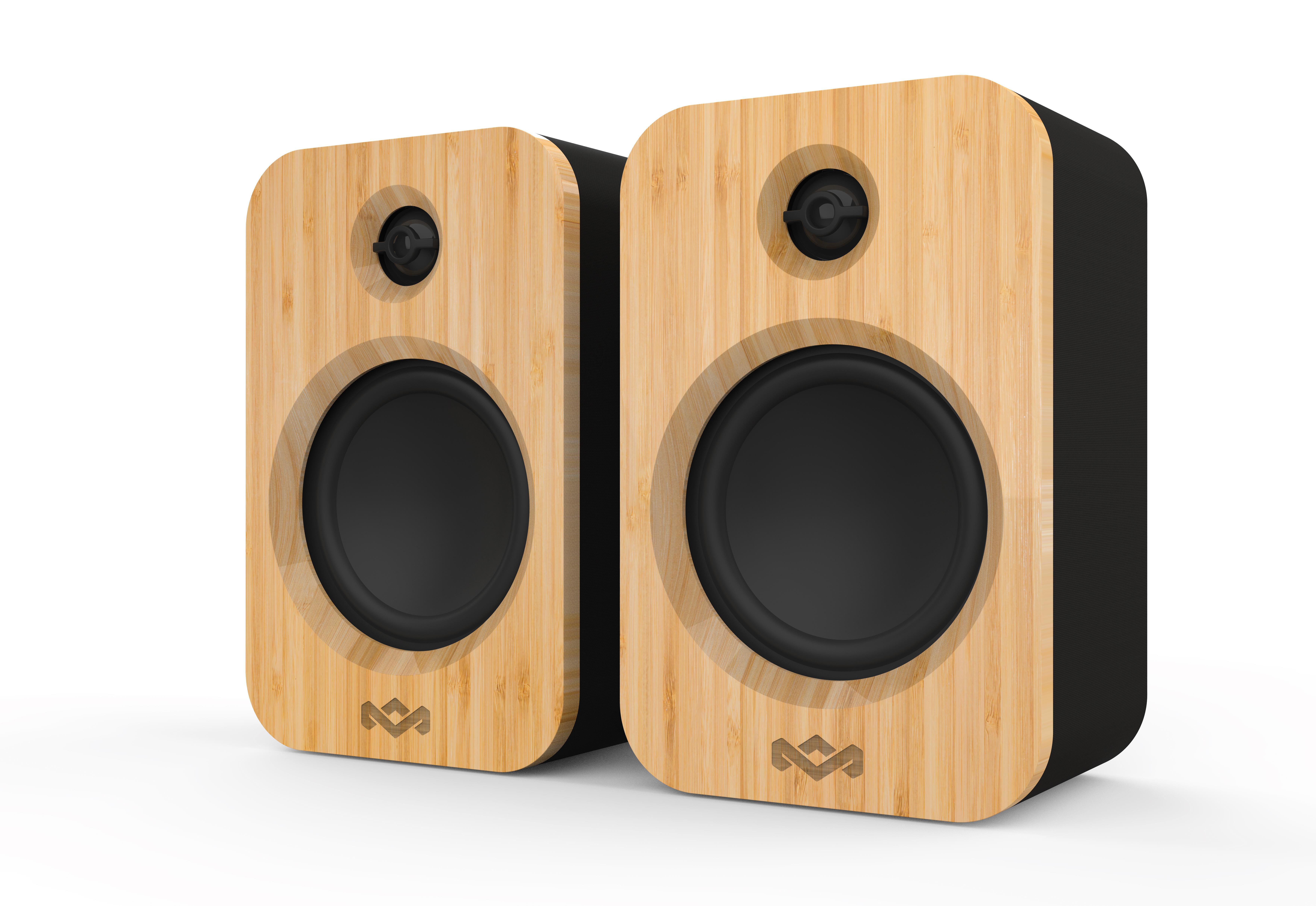 House of Marley EM-JA019-SB Get Together Duo Bookshelf Speakers