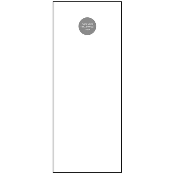 4. 25 X 11 Inch Full Color Door Hanger