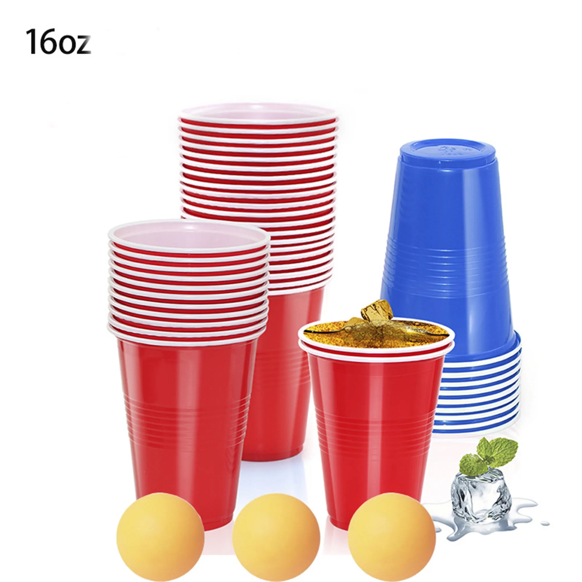 16 oz Disposable Plastic Party Cups 4