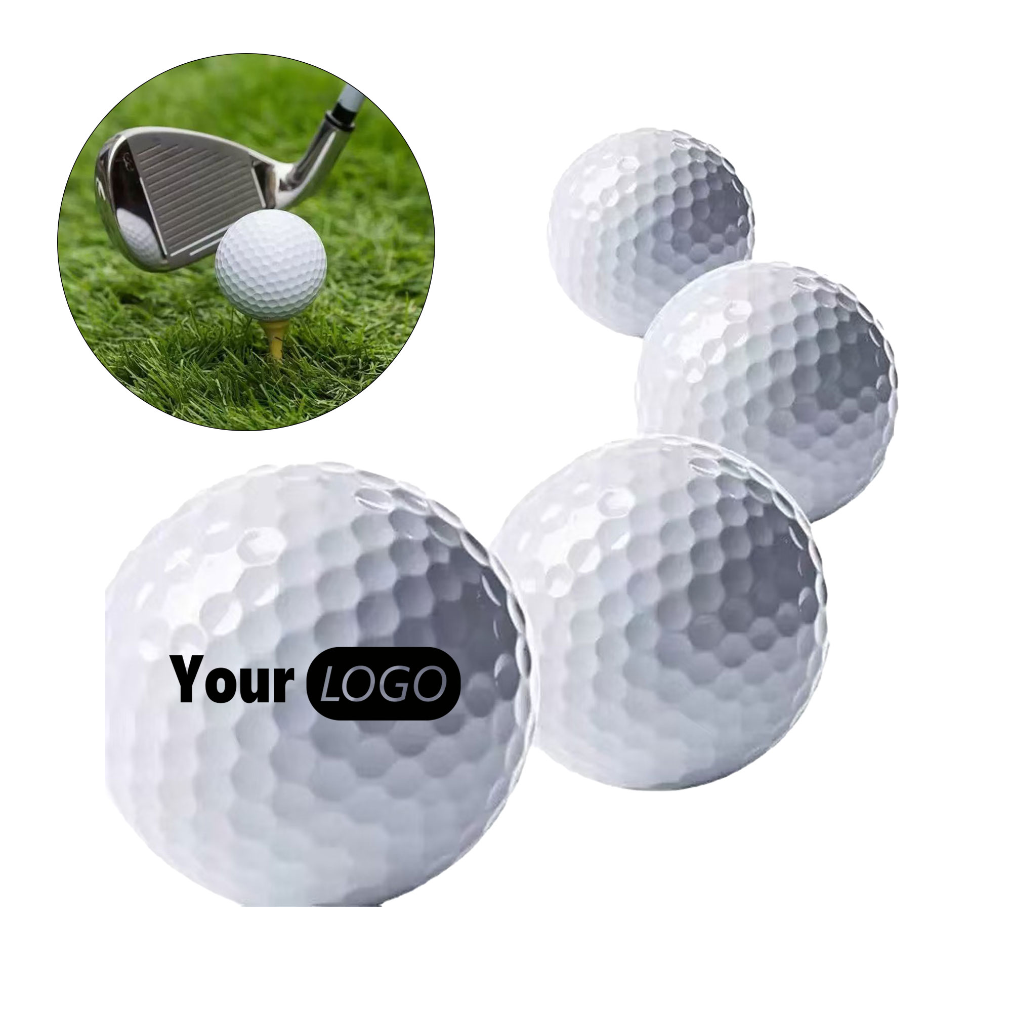 Customizable Double Layered Golf Balls 4