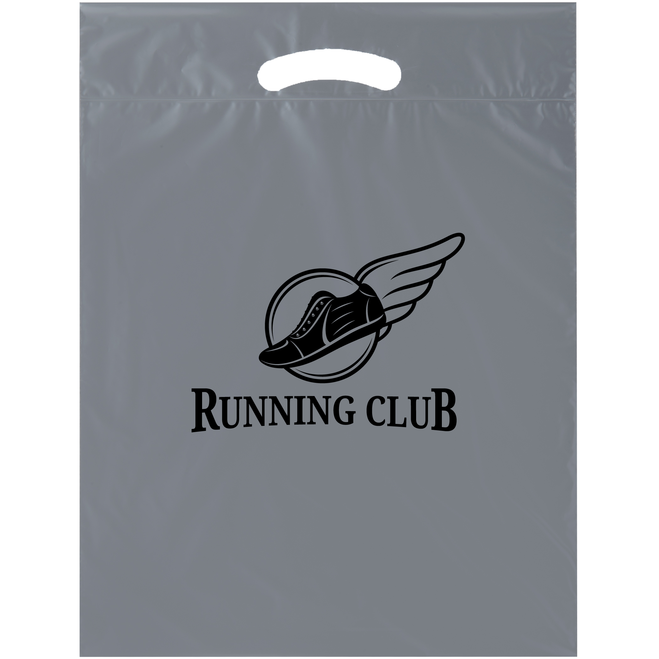 Fold Over Reinforced Die Cut Bag 18