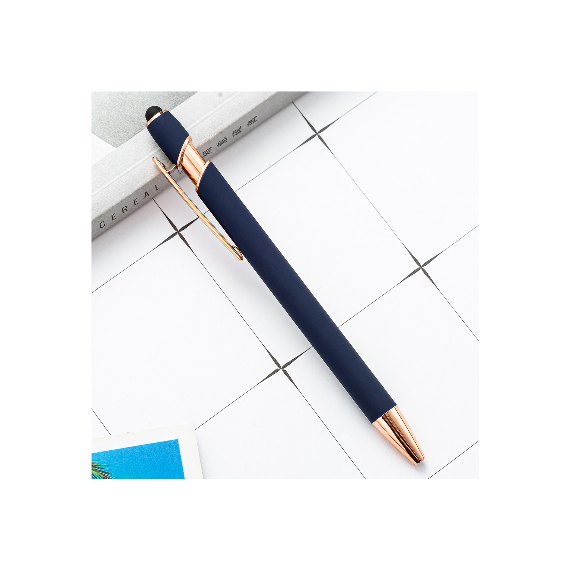 Metal Barrel Push-Button Ballpoint Pen 24