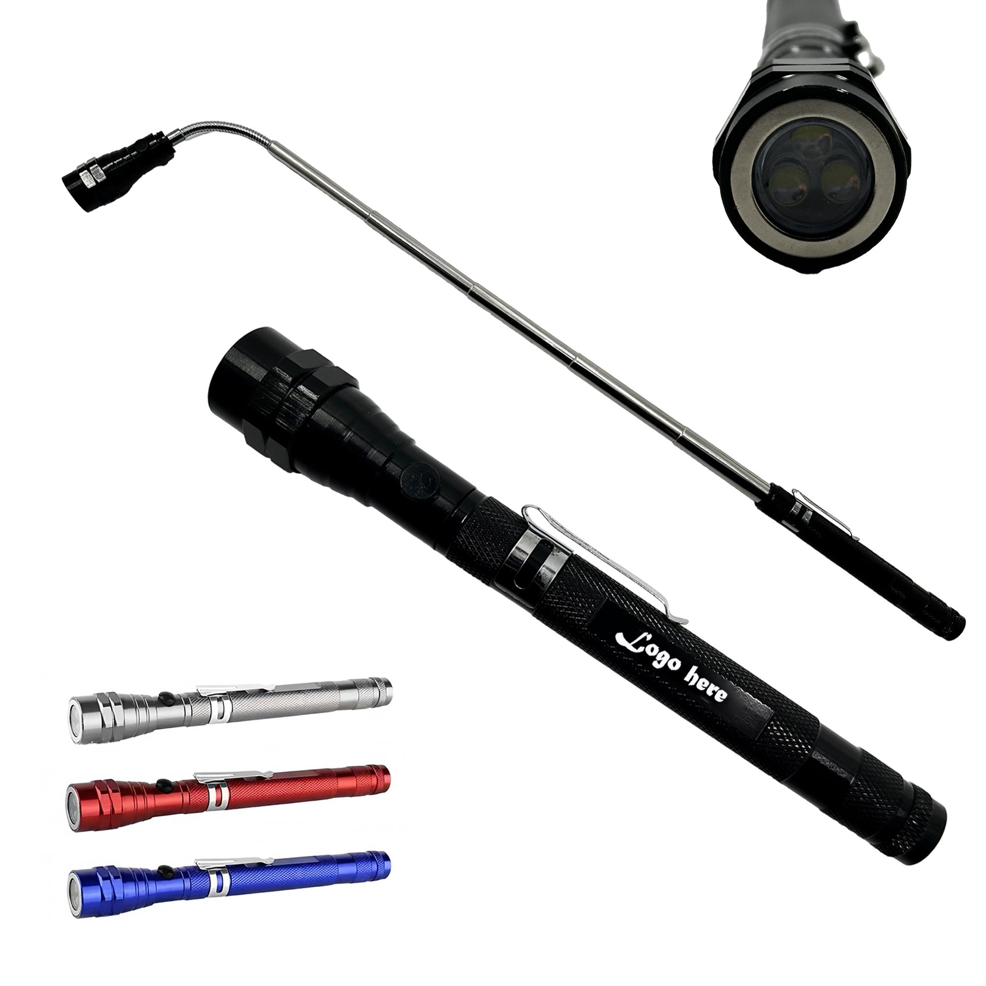 Flexible Extendable Magnetic LED Flashlight