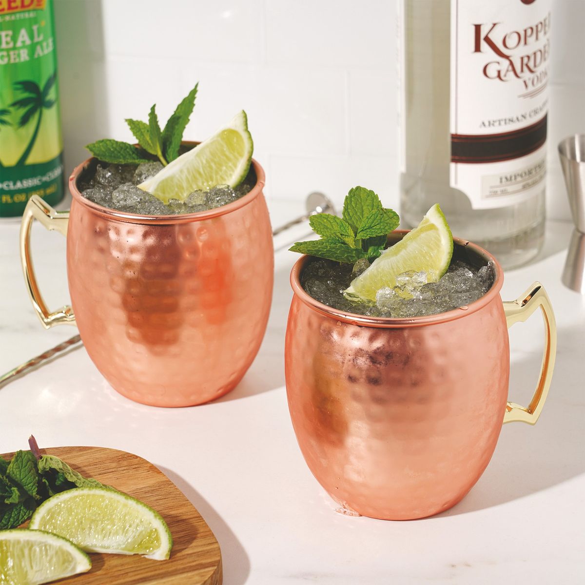 Hammered Moscow Mule Copper Mugs (Set of 2) - Thumbnail 2