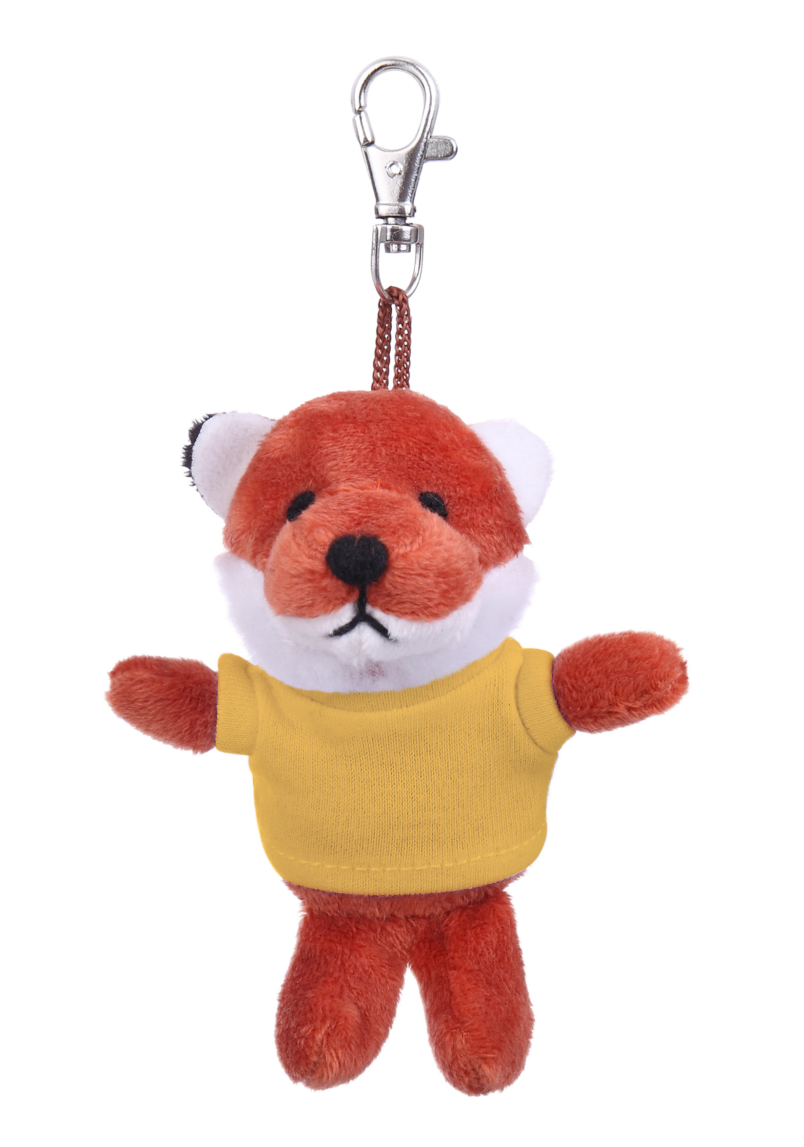 Soft Plush Fox Keychain with Tee 20