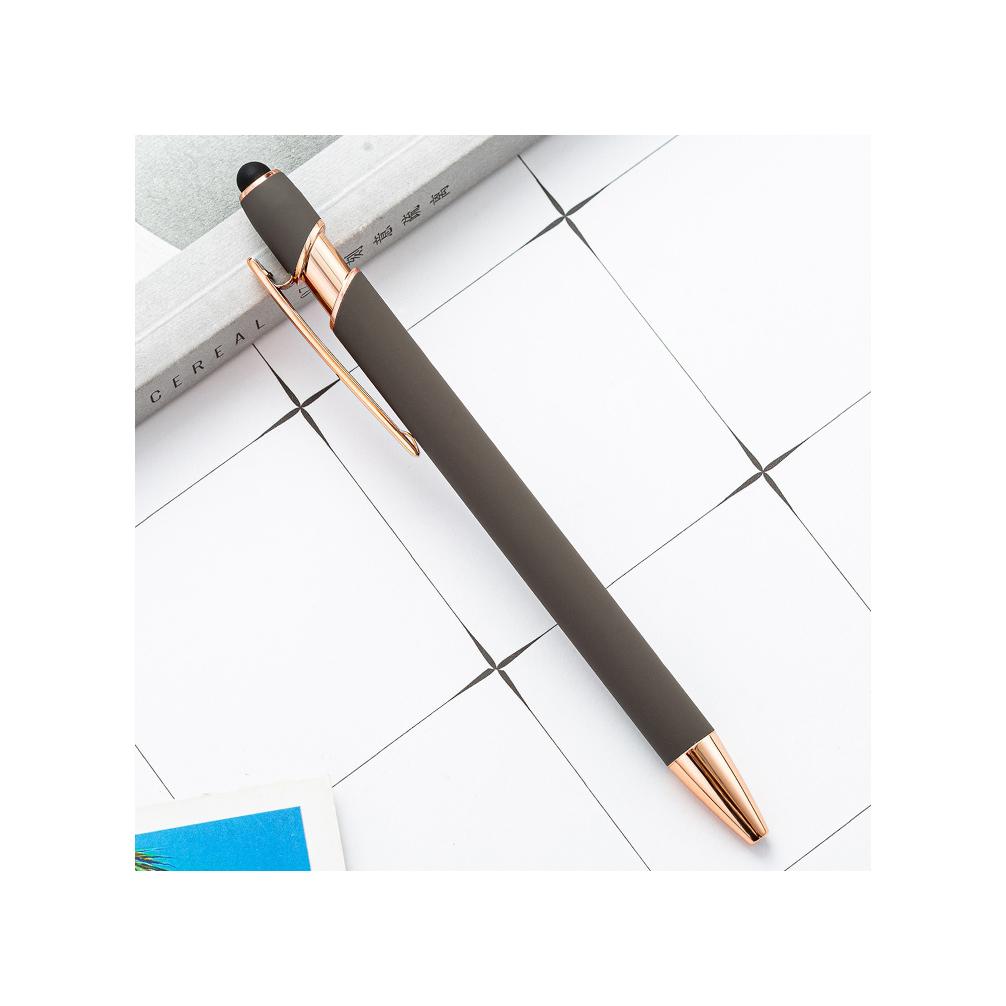 Metal Barrel Push-Button Ballpoint Pen 19