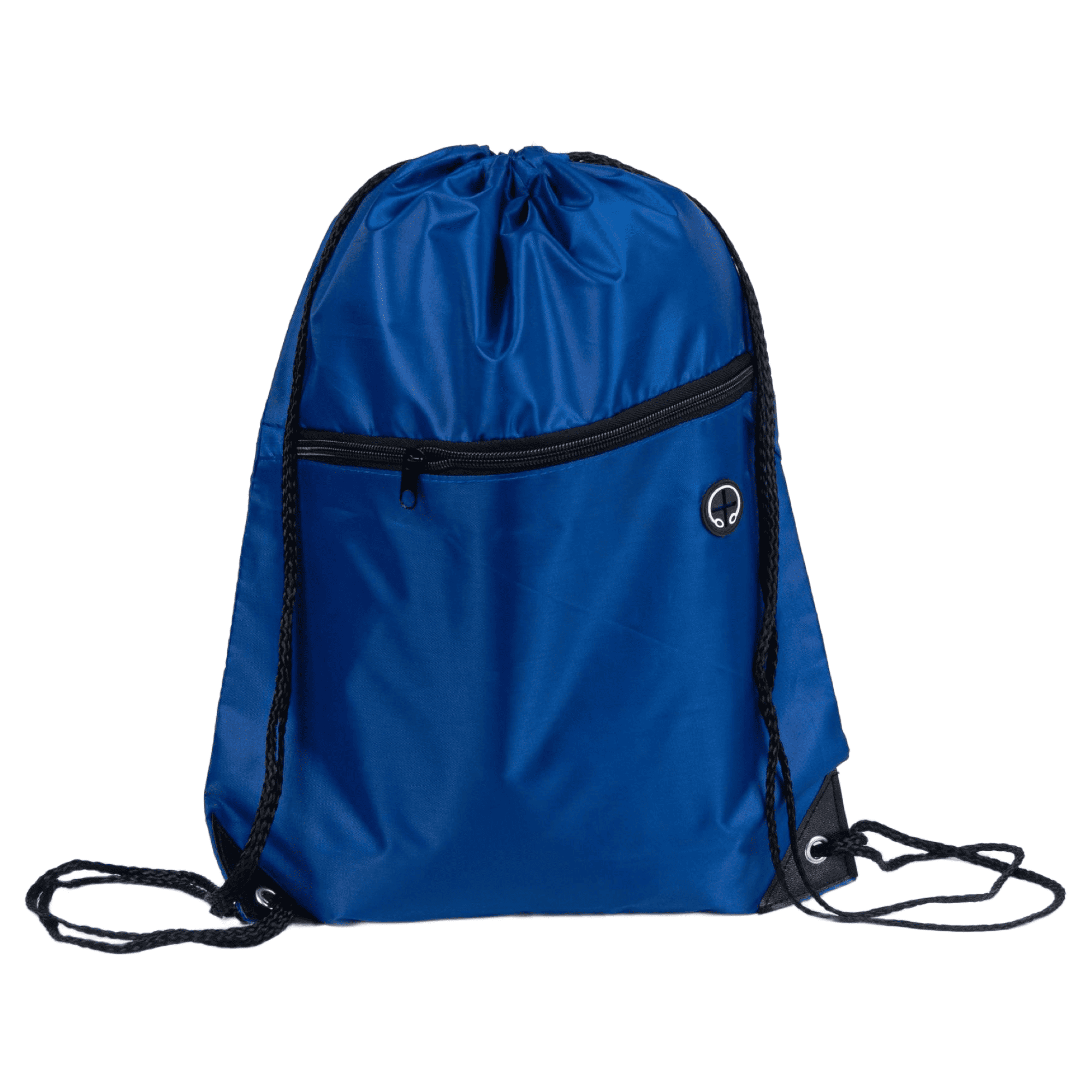 Custom Cinch Sack With Front Zip Pocket 8