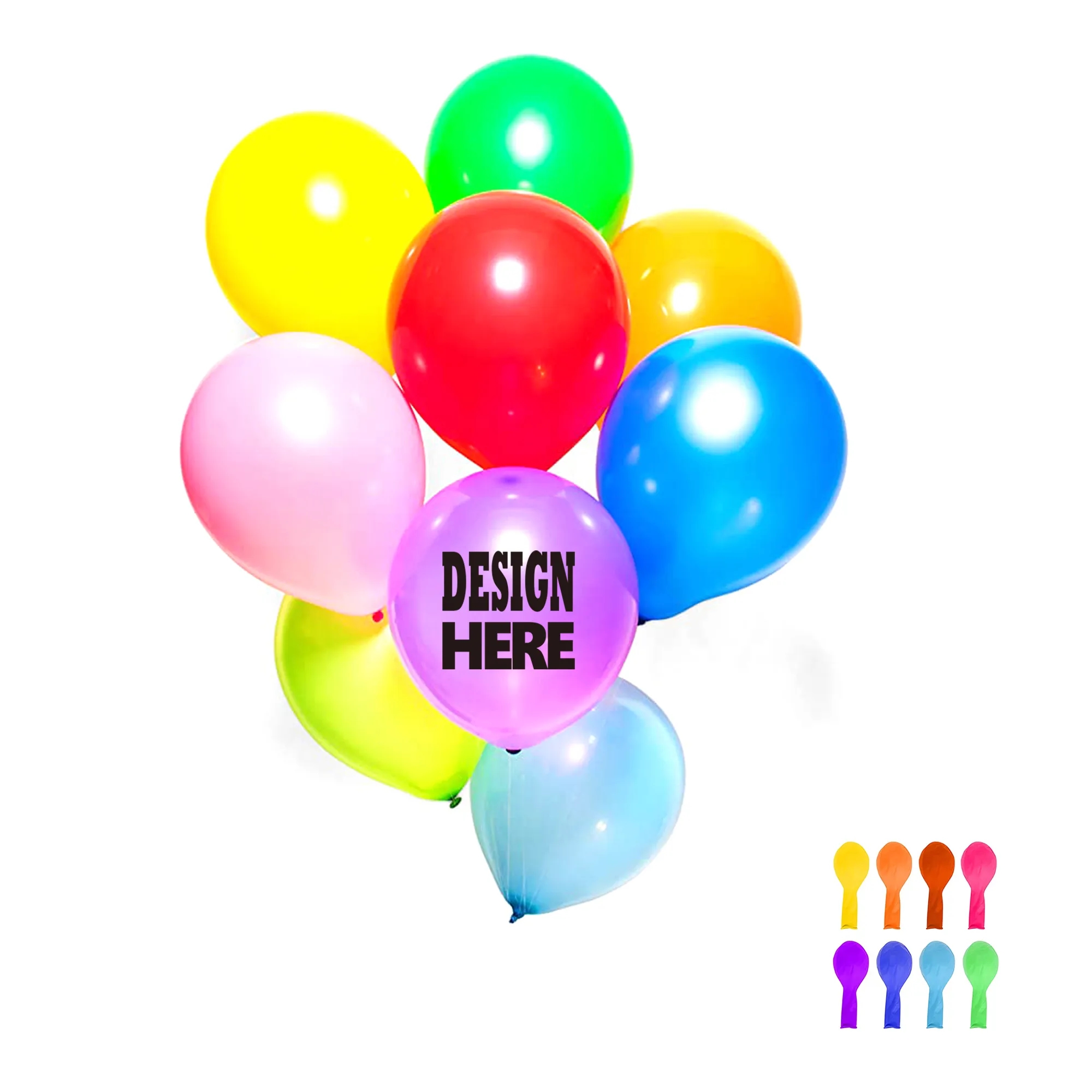 10" Assorted Latex Balloons for Party MOQ 100 PCS 6