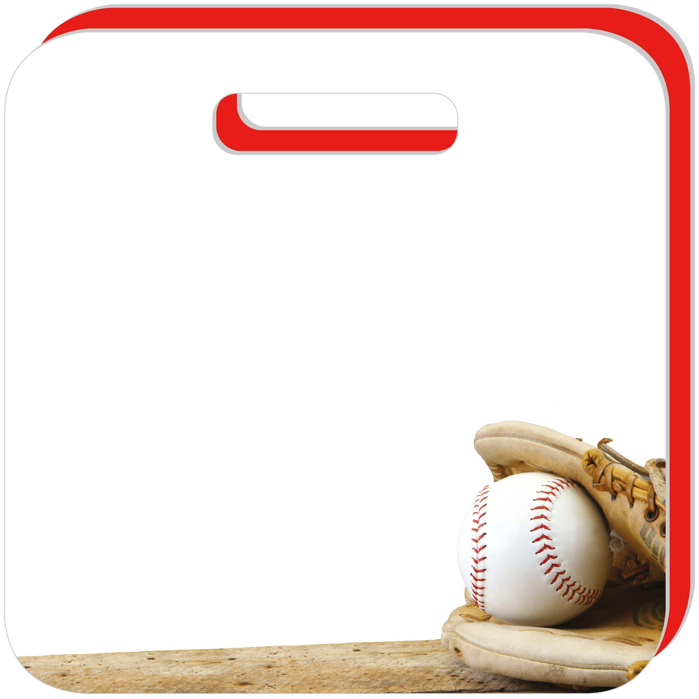 13.5" Sandwich Cushion Baseball 52