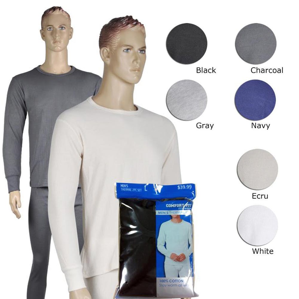 Adult Thermal Underwear Sets - Assorted M - 2 X 3