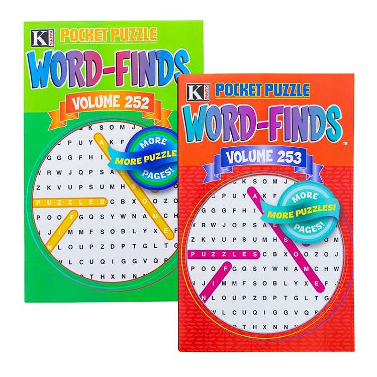 Pocket Puzzle Word Find Puzzle Books - Two Titles 3